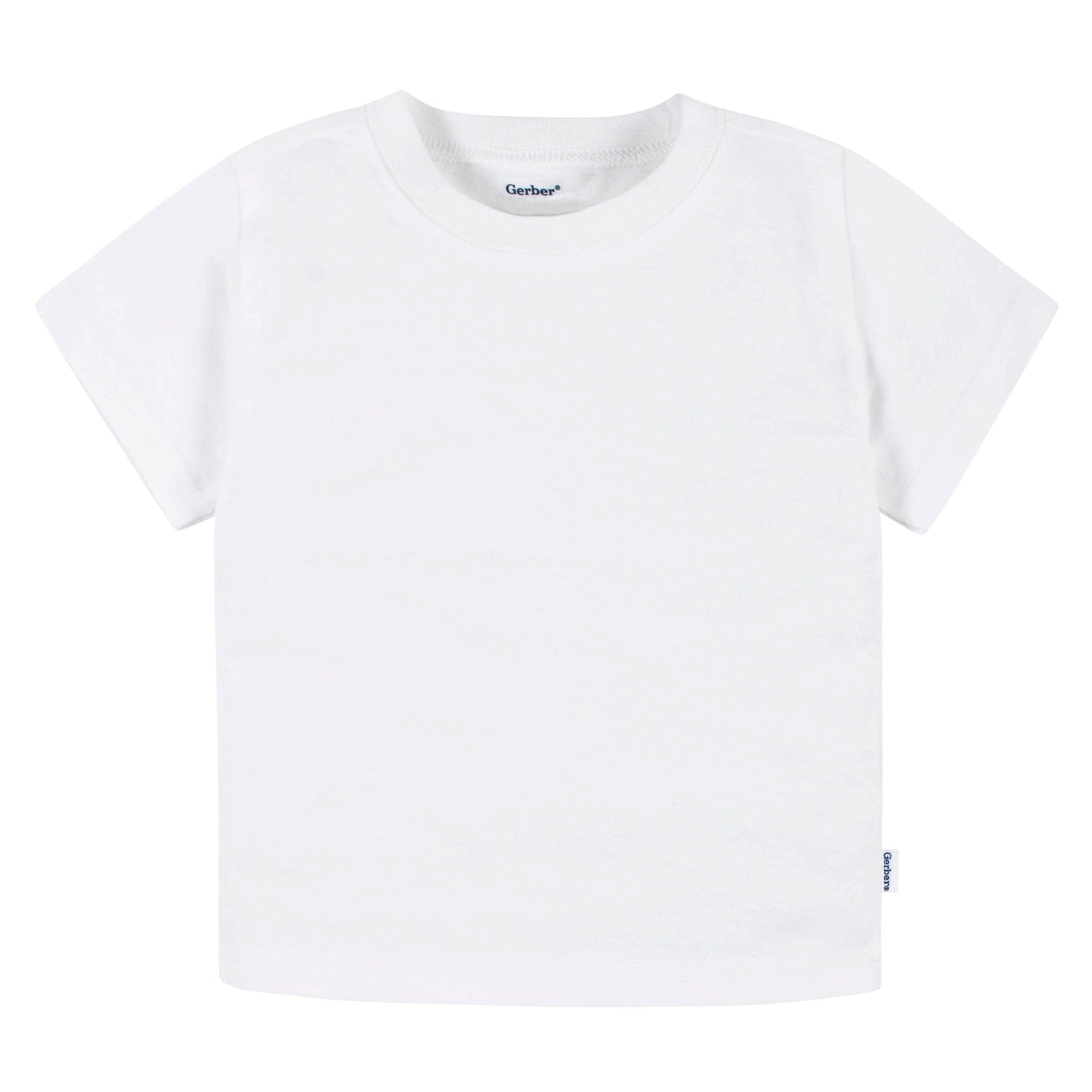 5-Pack Infant & Toddler Boys Cool Blue Short Sleeve T-Shirts - Image 3