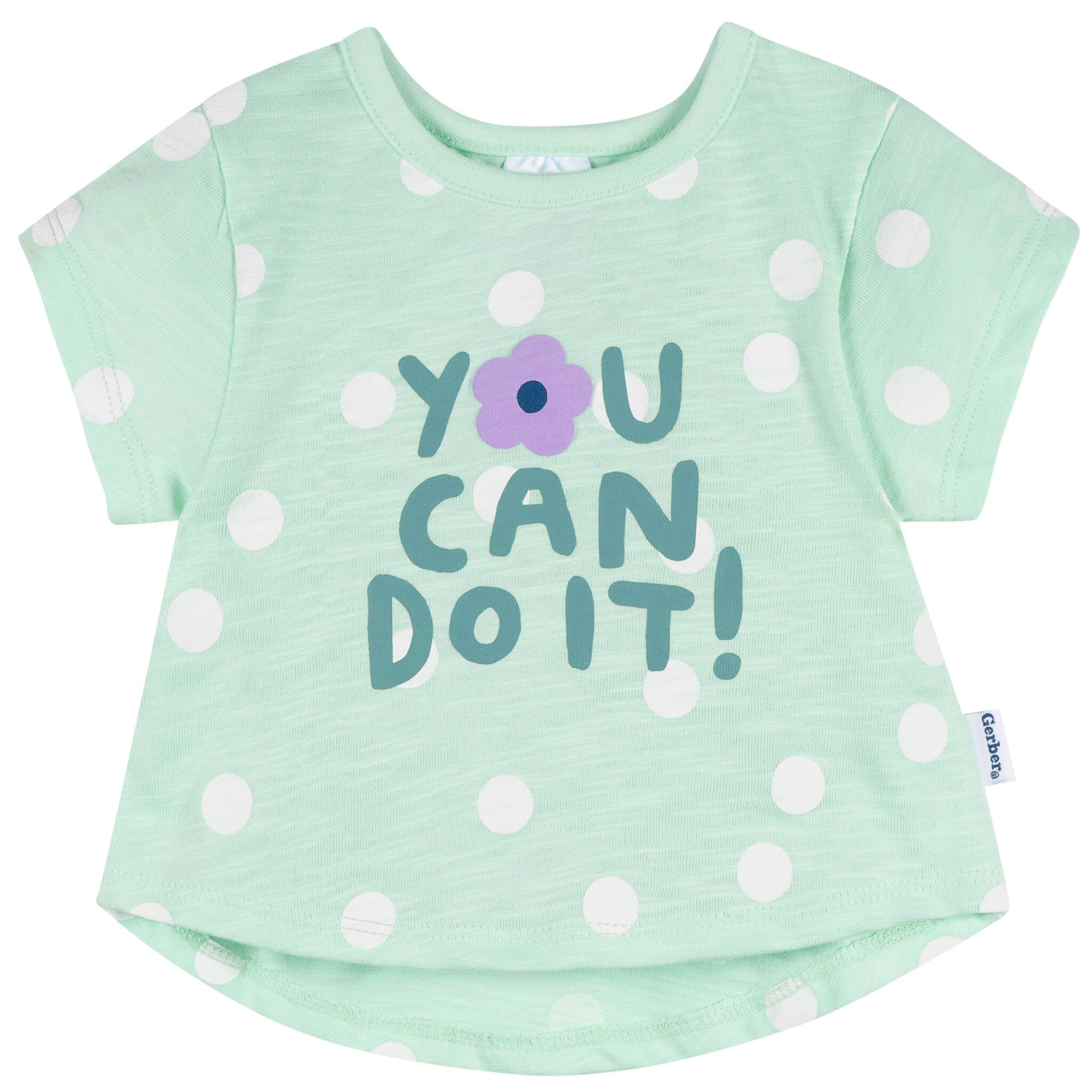 3-Pack Baby & Toddler Girls Best Day Ever Short Sleeve Graphic T-Shirts - Image 3