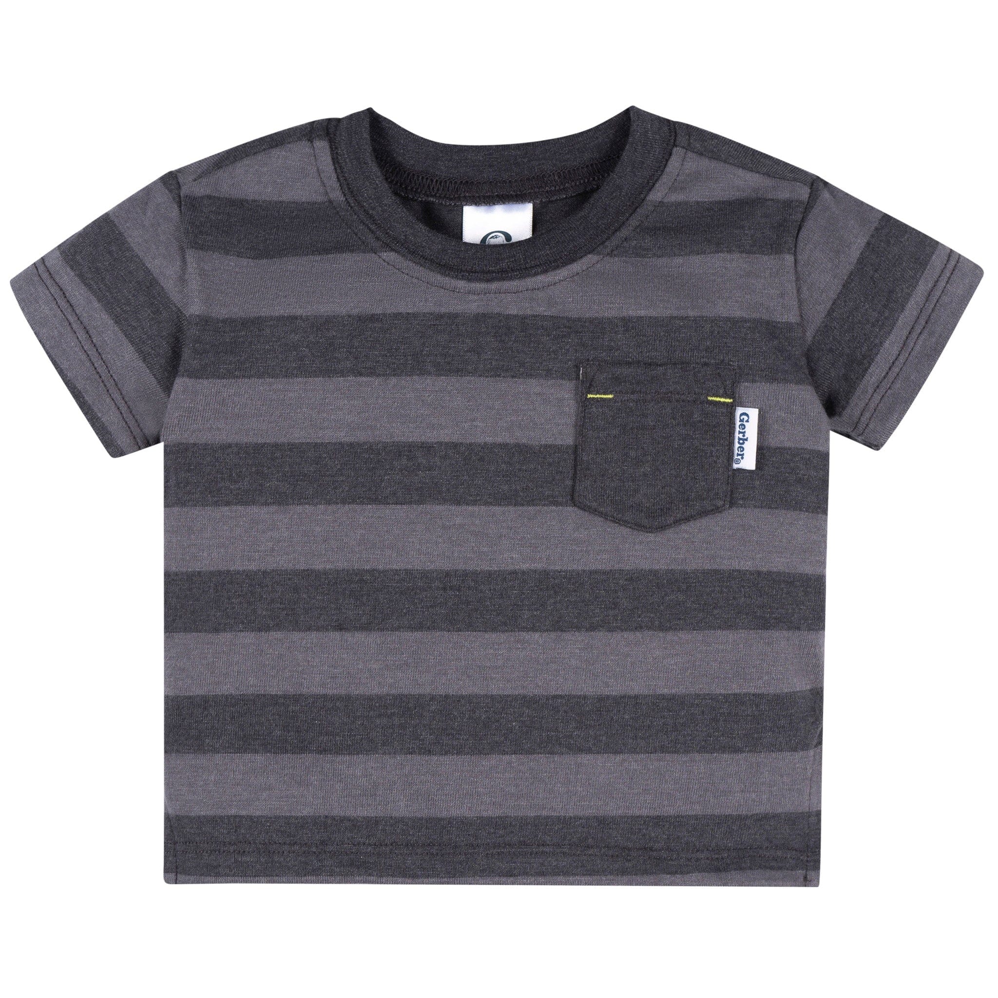 3-Pack Baby & Toddler Boys Stripes Short Sleeve T-Shirts - Image 2