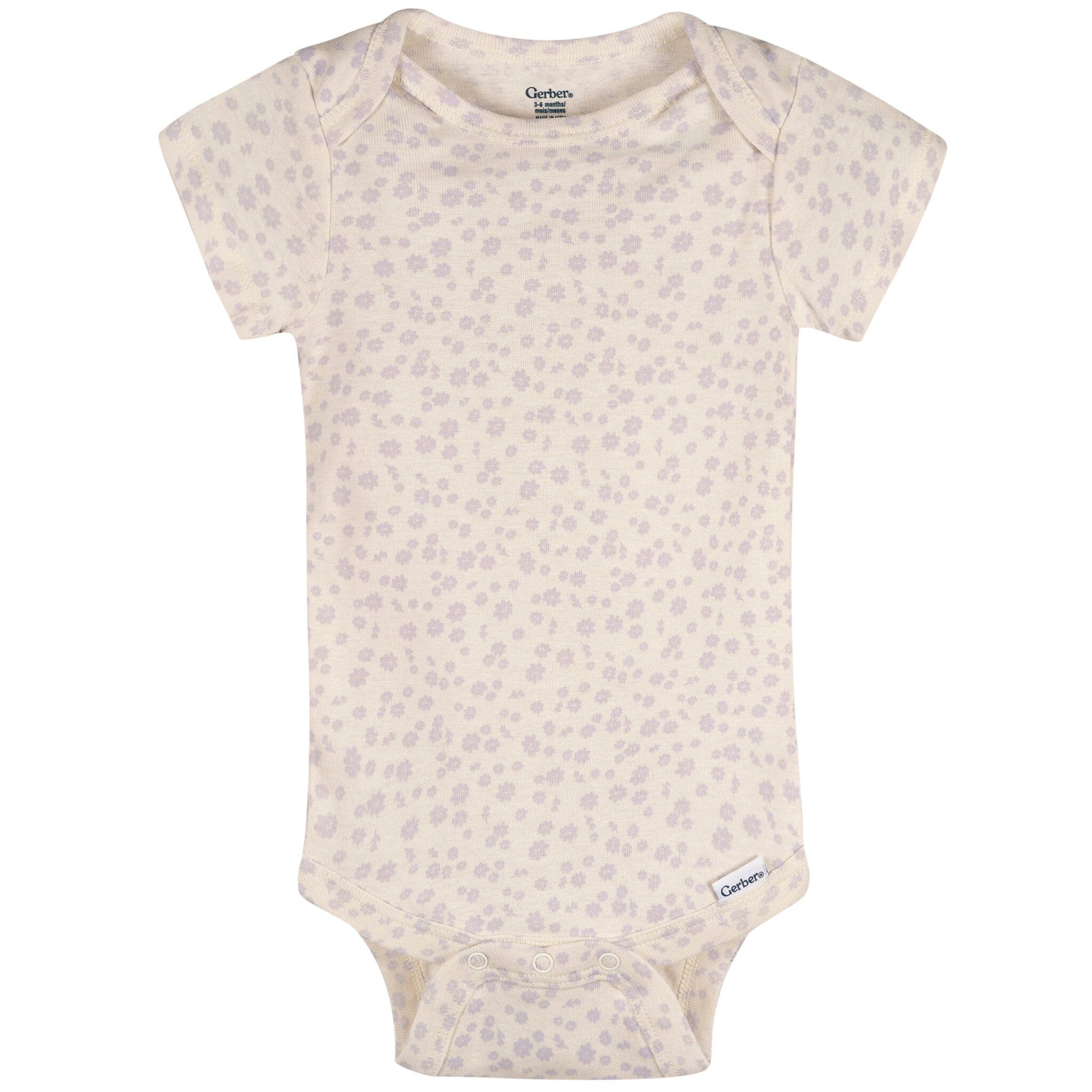 3-Pack Baby Girls Purrrfect Kittens Short Sleeve Onesies® Bodysuits - Image 4
