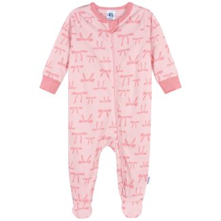 Baby Girls Pink Bows Sleep 'N Play
