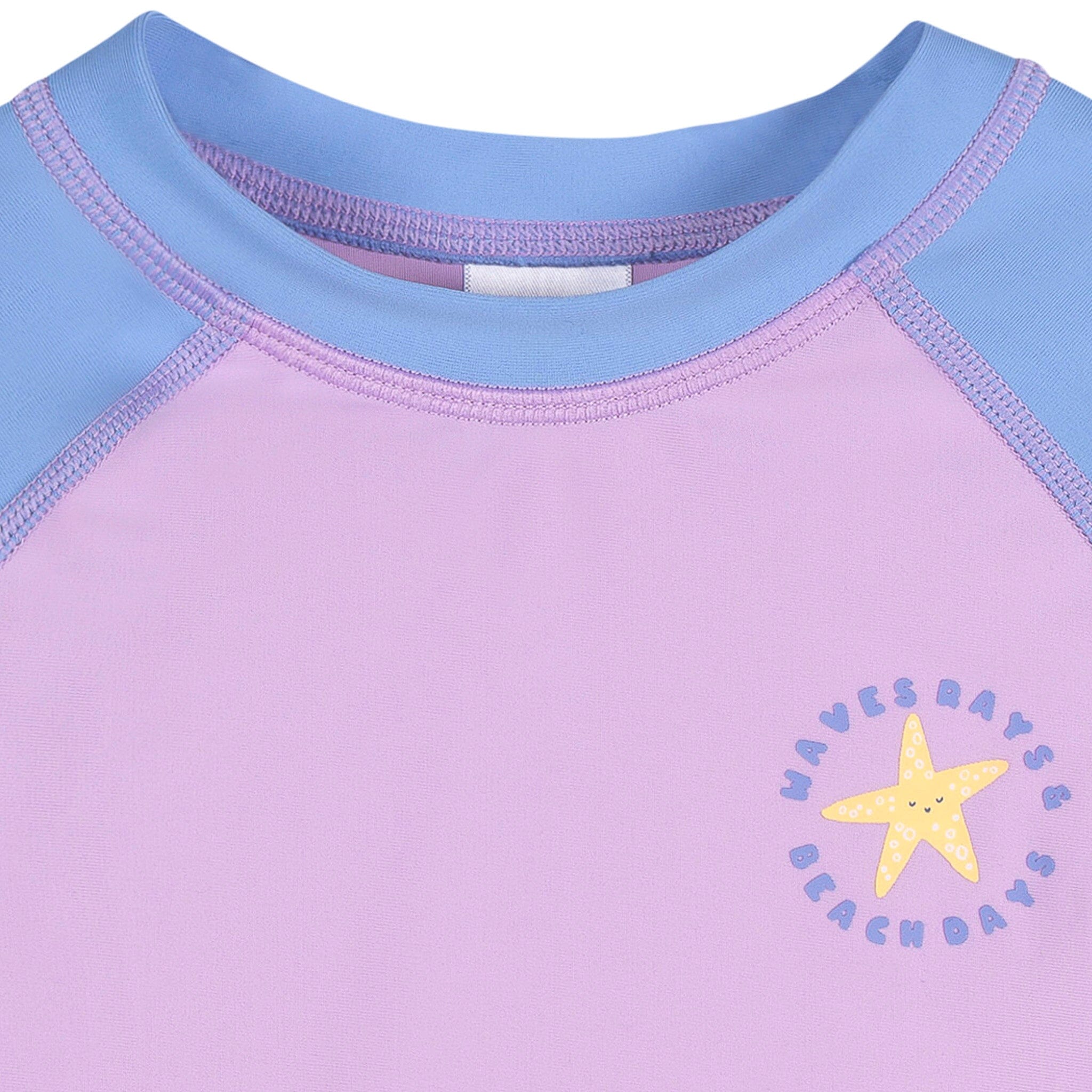 Baby & Toddler Girls UPF 50+ Starfish Rash Guard - Image 2