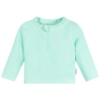 Baby & Toddler Neutral UPF 50+ Green Half Zip Rash Guard