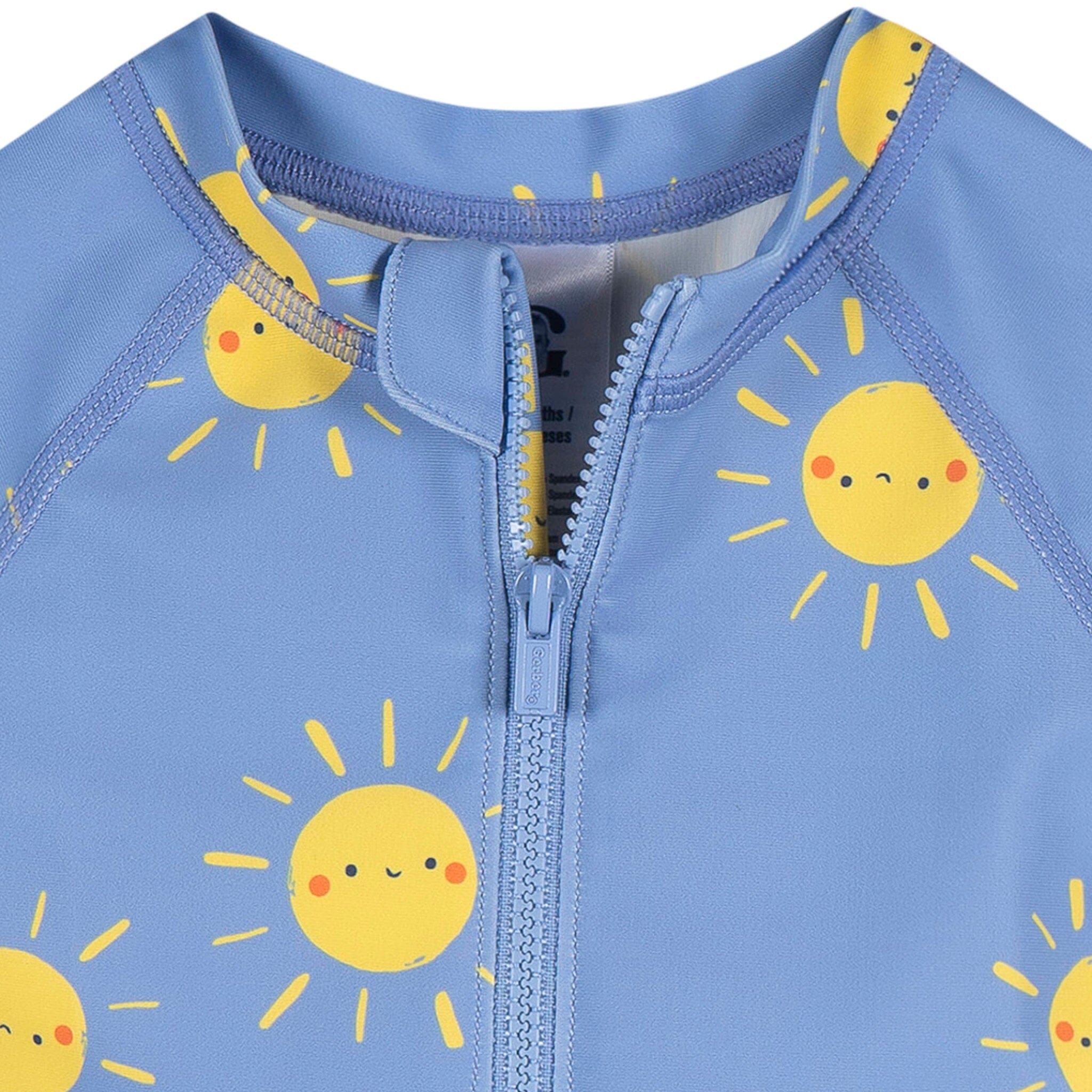 Baby Boys UPF 50+ Sunshine Smiles Long Sleeve Rash Guard - Image 3