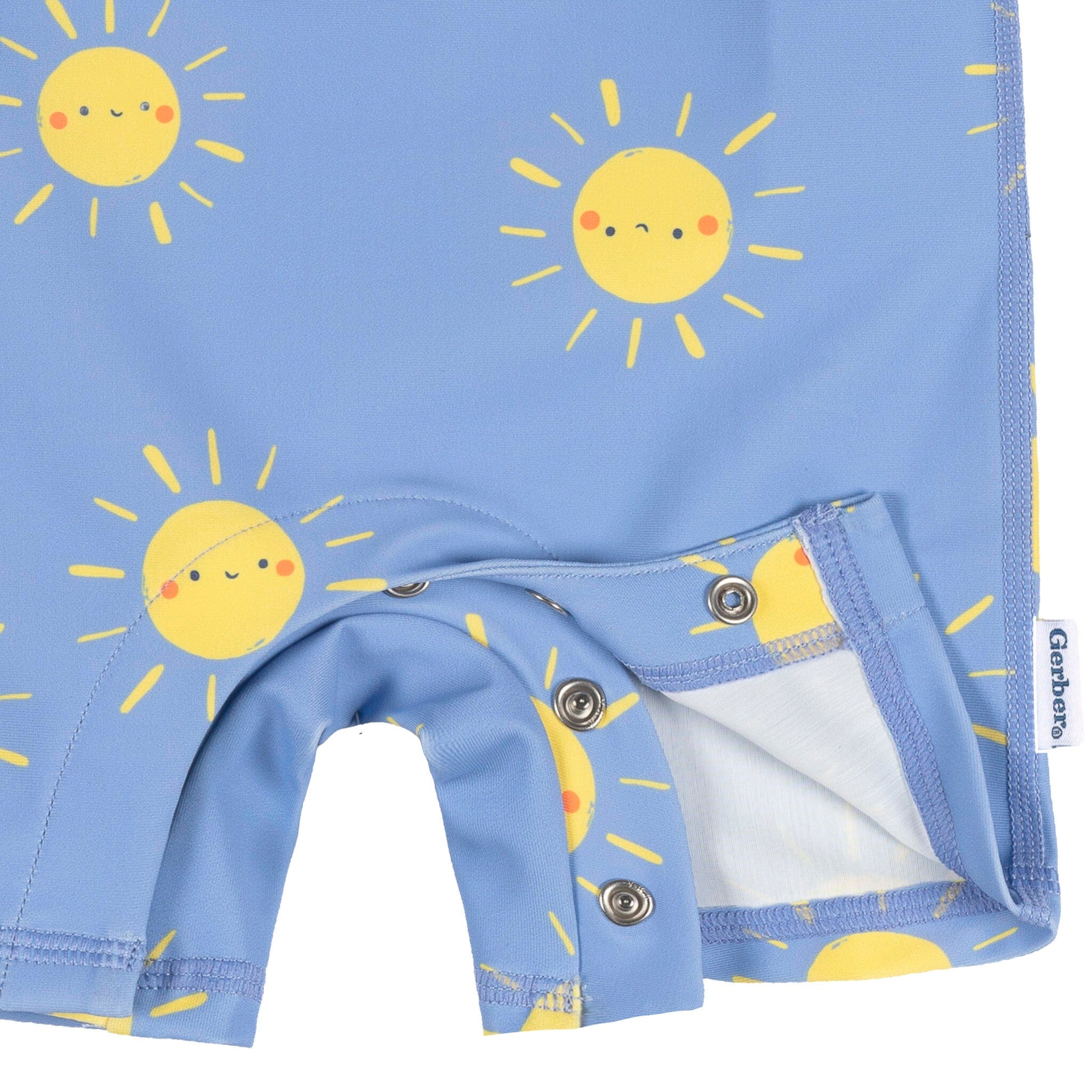 Baby Boys UPF 50+ Sunshine Smiles Long Sleeve Rash Guard - Image 4