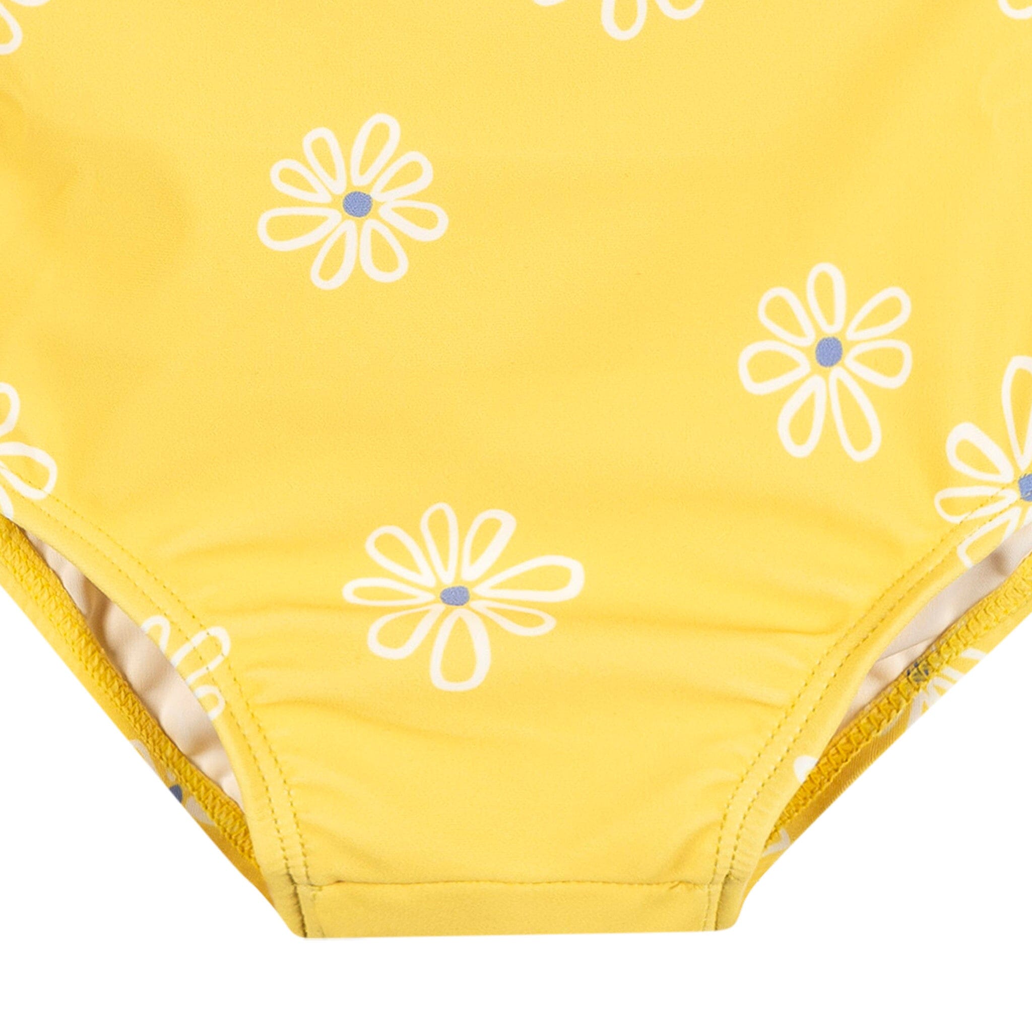 Baby Girls UPF 50+ Yellow Daisies Rash Guard - Image 6