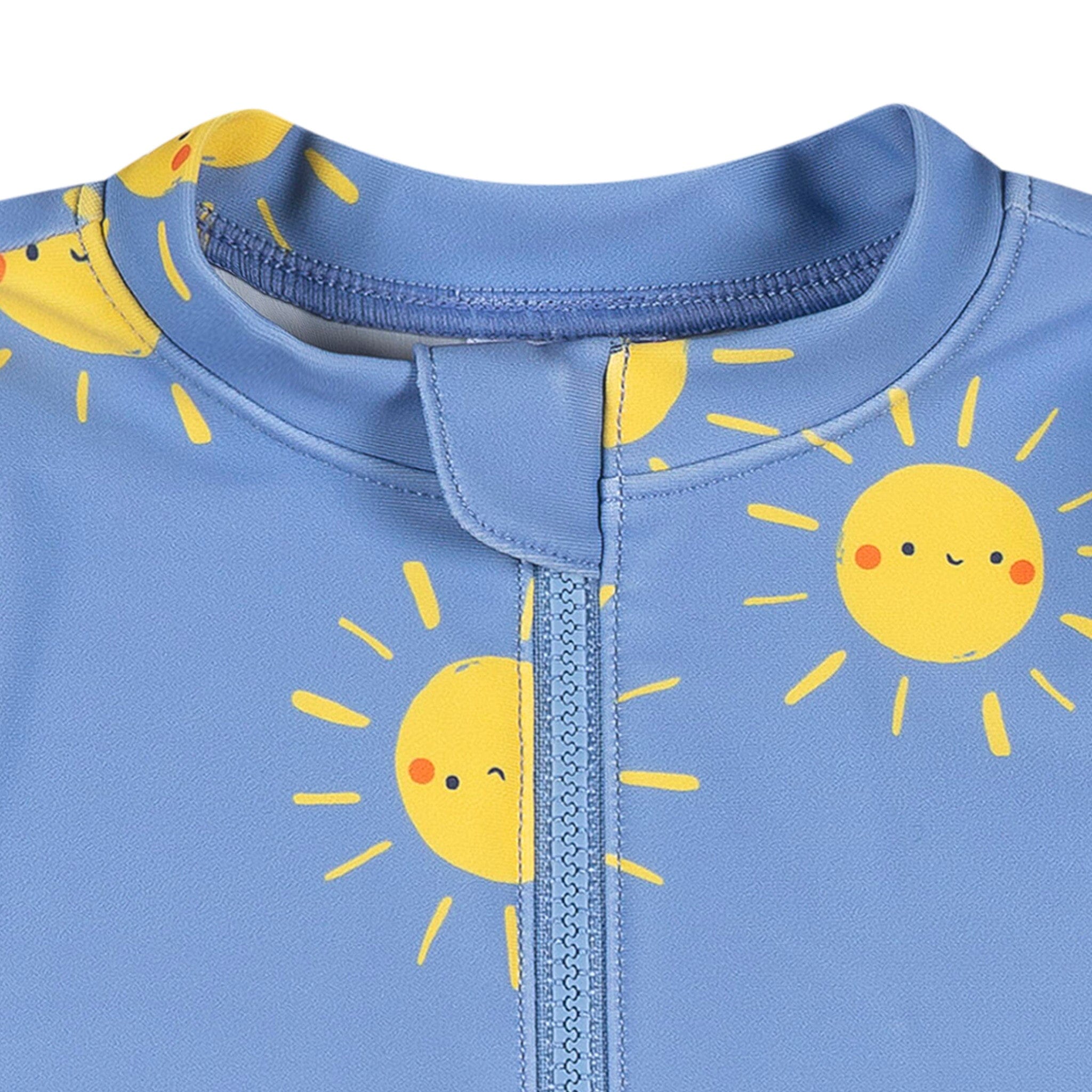 Baby Girls UPF 50+ Sunshine Smiles Rashguard Suit - Image 2