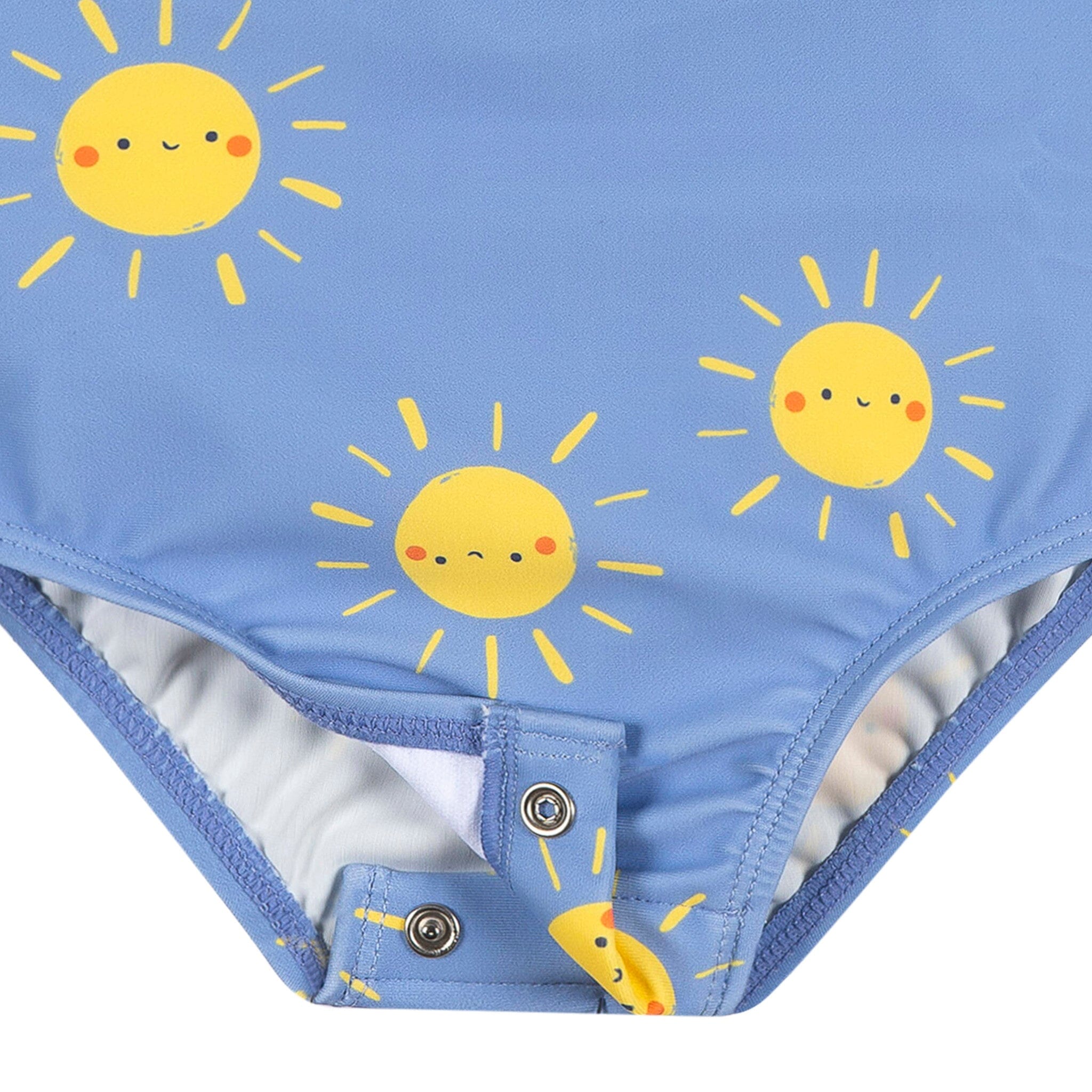 Baby Girls UPF 50+ Sunshine Smiles Rashguard Suit - Image 5