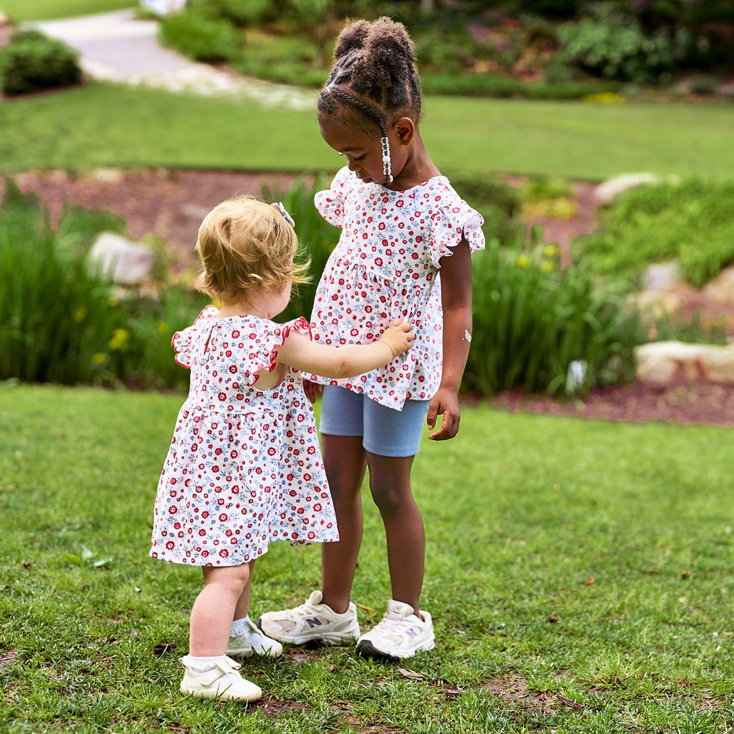 3-Piece Infant & Toddler Girls USA Shirts & Shorts Set - Image 4