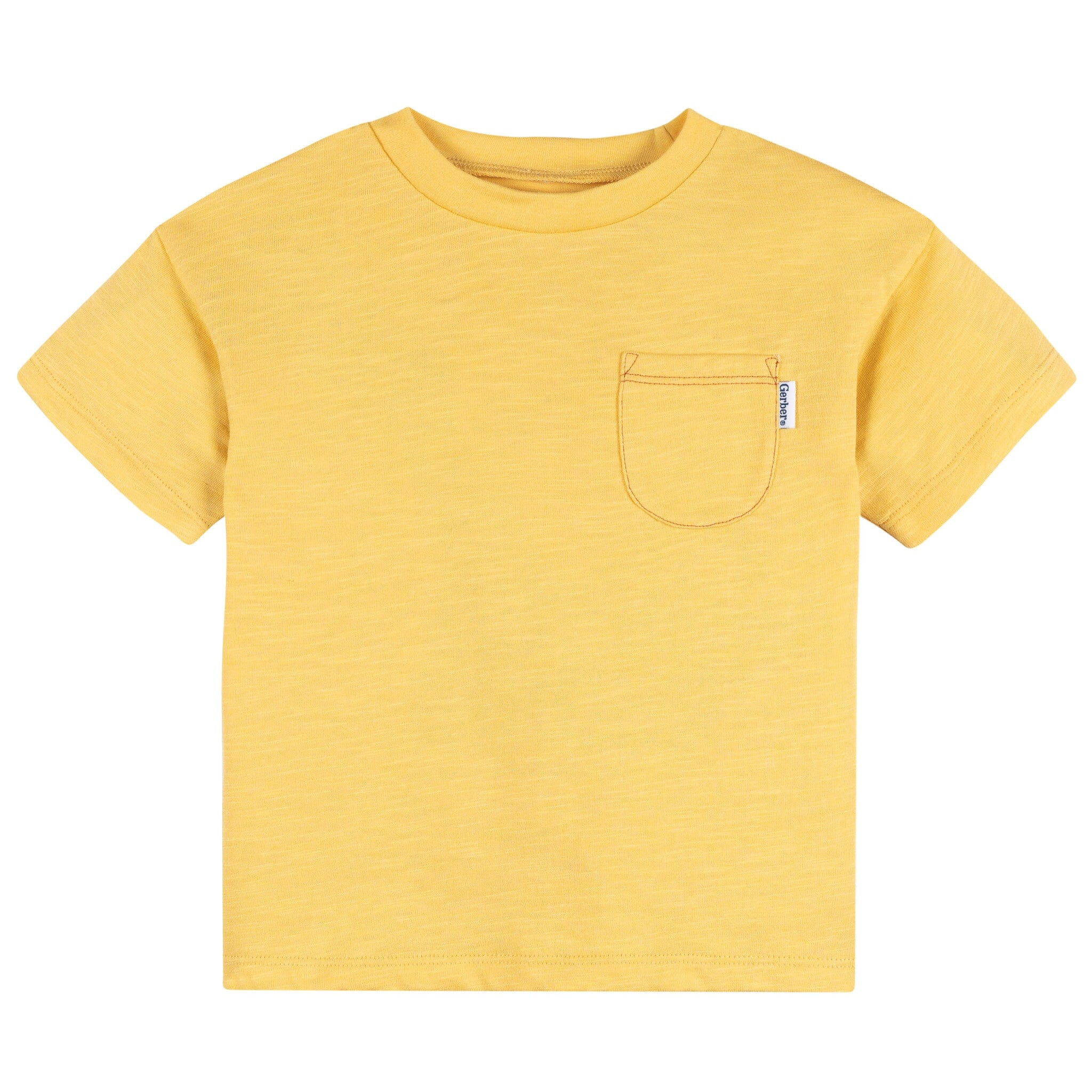 3-Piece Infant & Toddler Boys Awesome Yellow T-Shirts & Shorts - Image 3