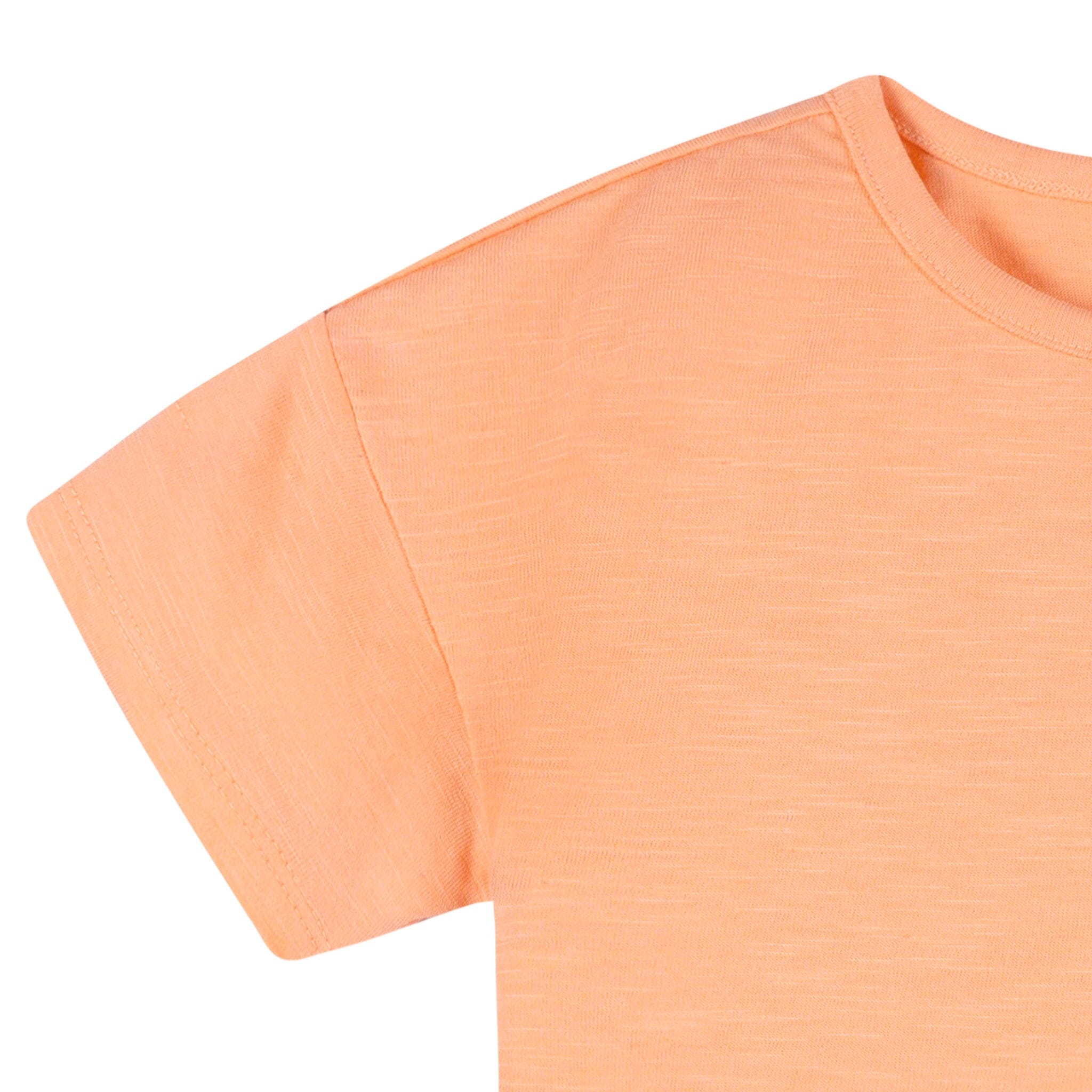 2-Piece Infant & Toddler Girls Seahorse Pocket Tee and Shorts Set - Image 6