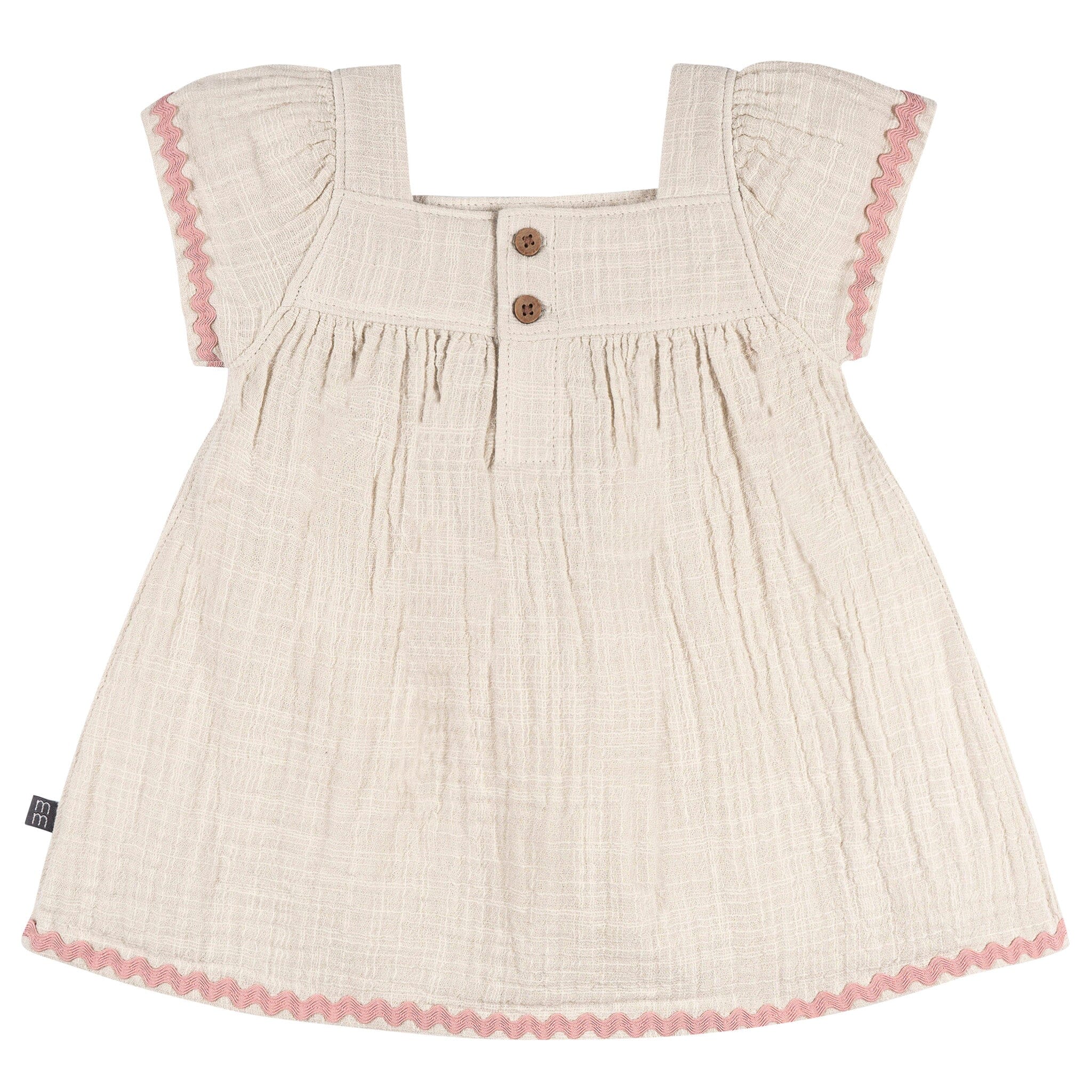 2-Piece Baby Girls Warm Grey Dress and Diaper Cover - Image 9