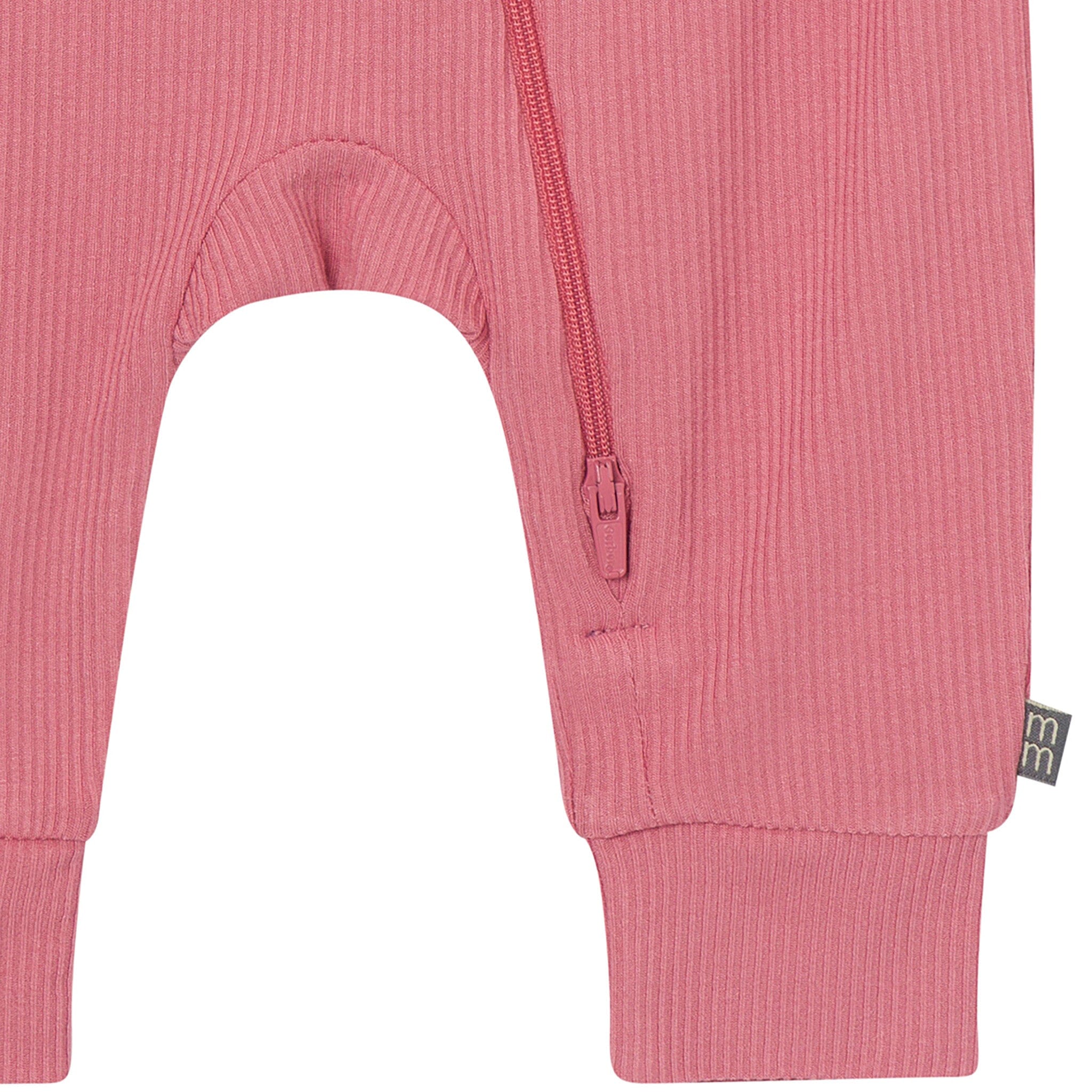2-Pack Baby Girls Pink Flower Zip Front Viscose Rompers - Image 13