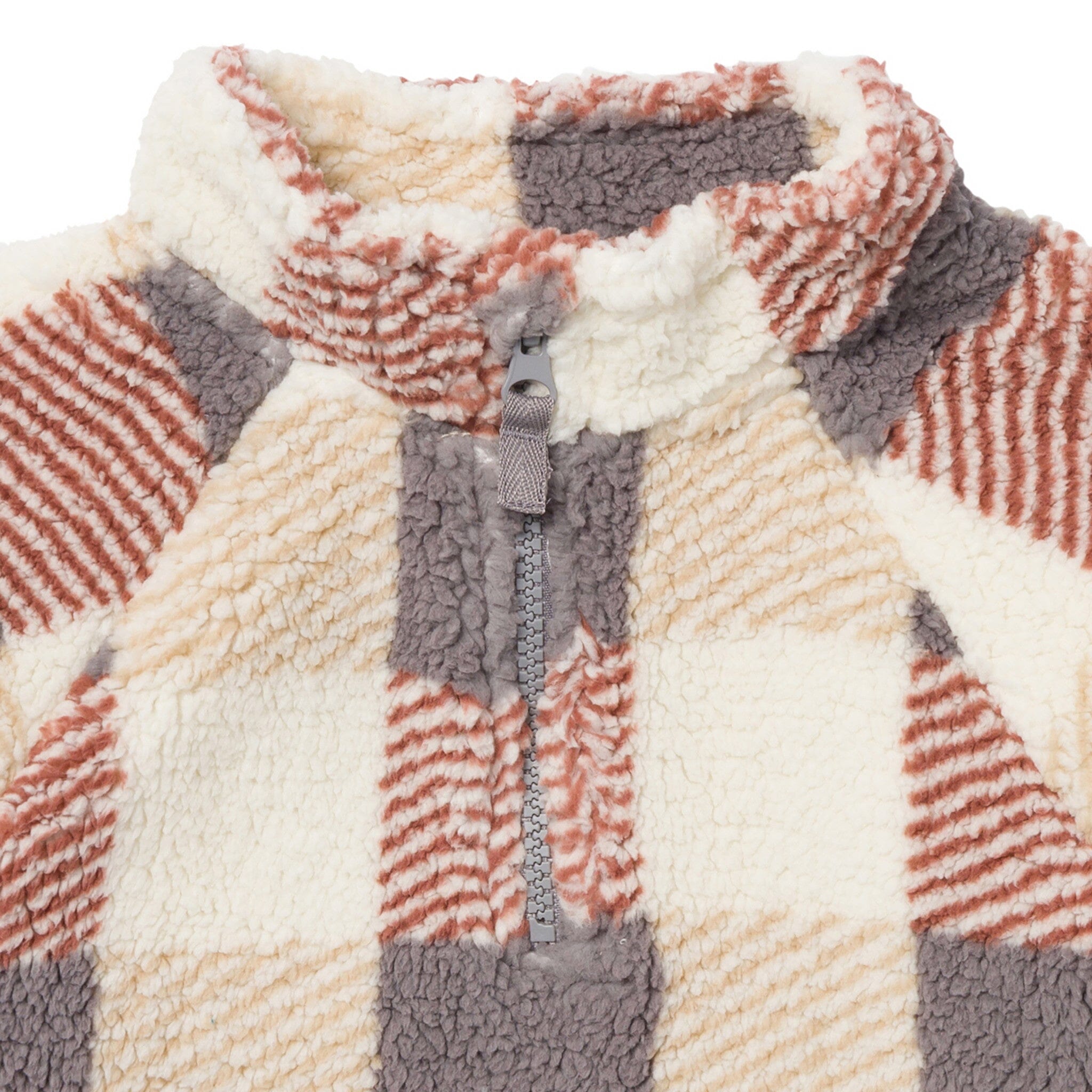 Infant & Toddler Boys Multi Plaid Half-Zip Pullover - Image 2