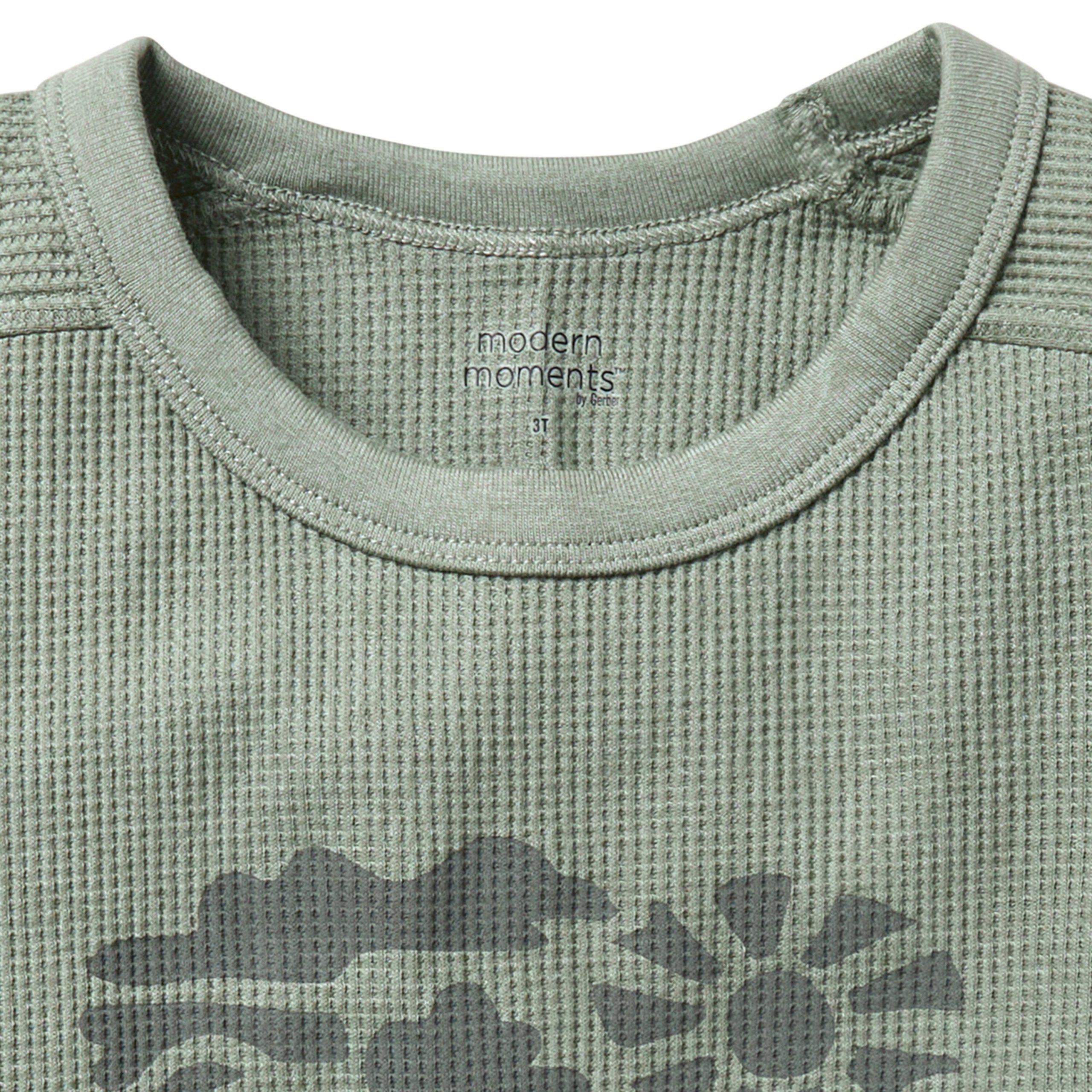 2-Piece Infant & Toddler Boys Explore More T-Shirt & Green Harem Shorts Bundle - Image 3