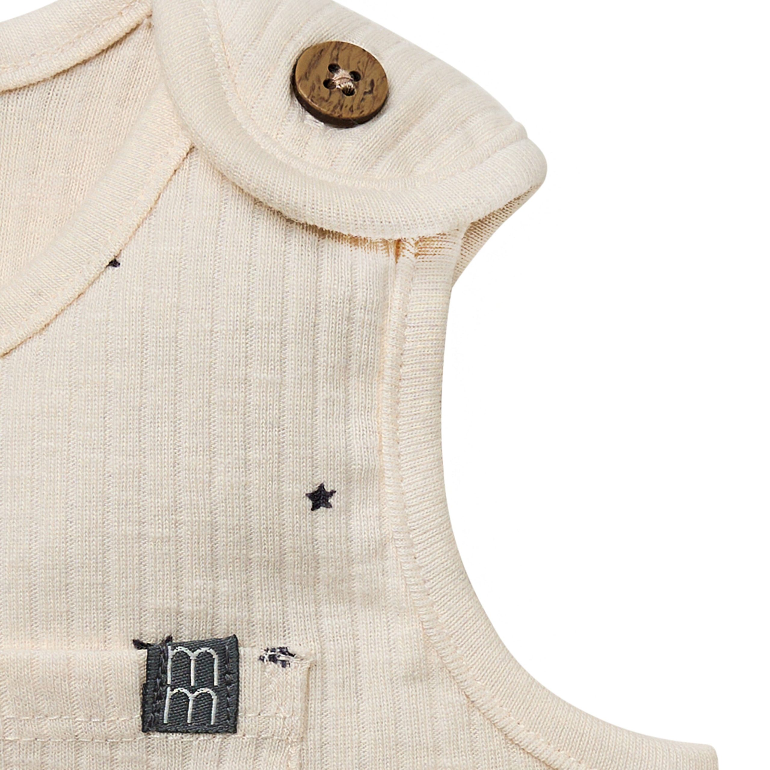 2-Piece Baby Neutral Moon and Stars Tank Top & Harem Shorts Set - Image 7