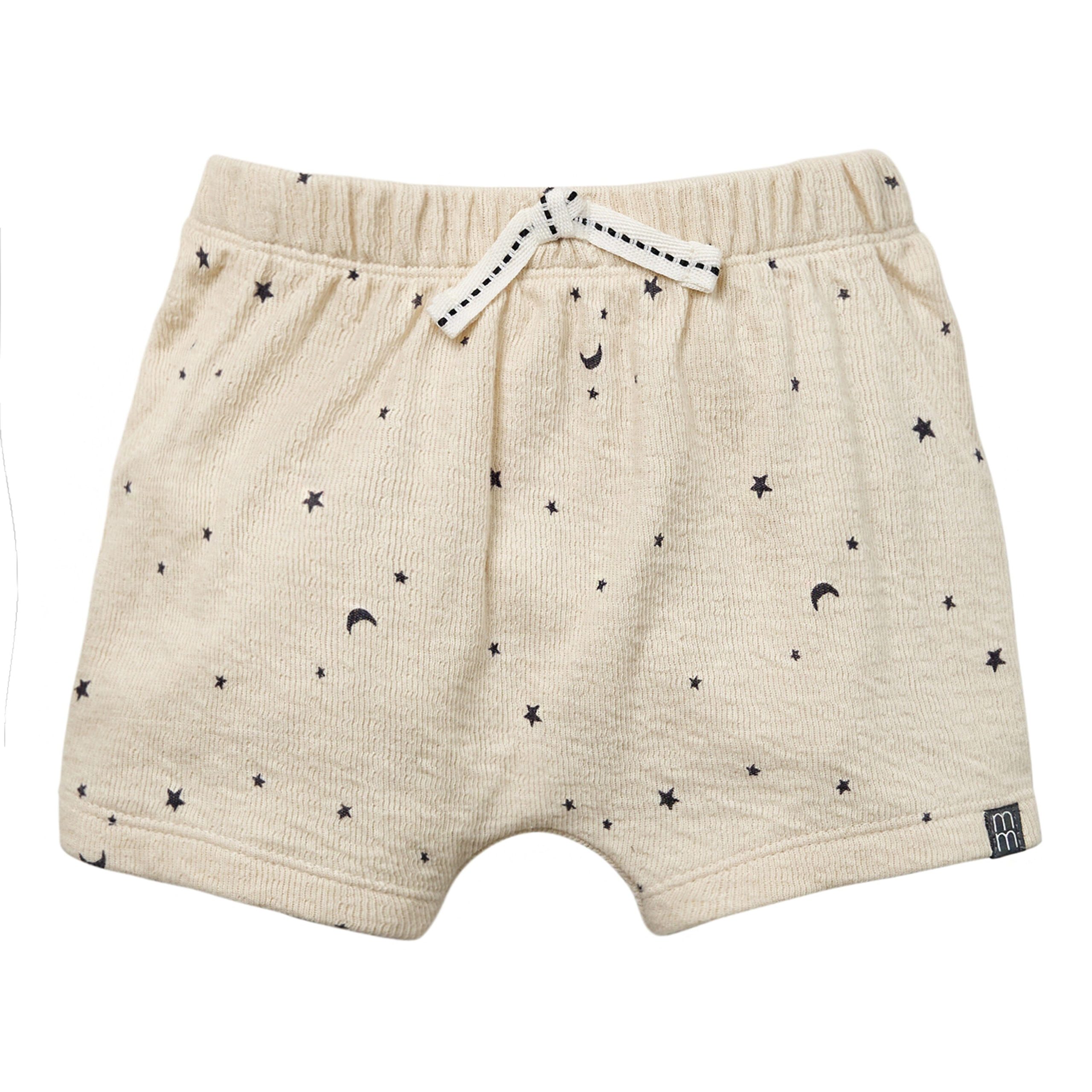 2-Piece Baby Neutral Moon and Stars Tank Top & Harem Shorts Set - Image 9