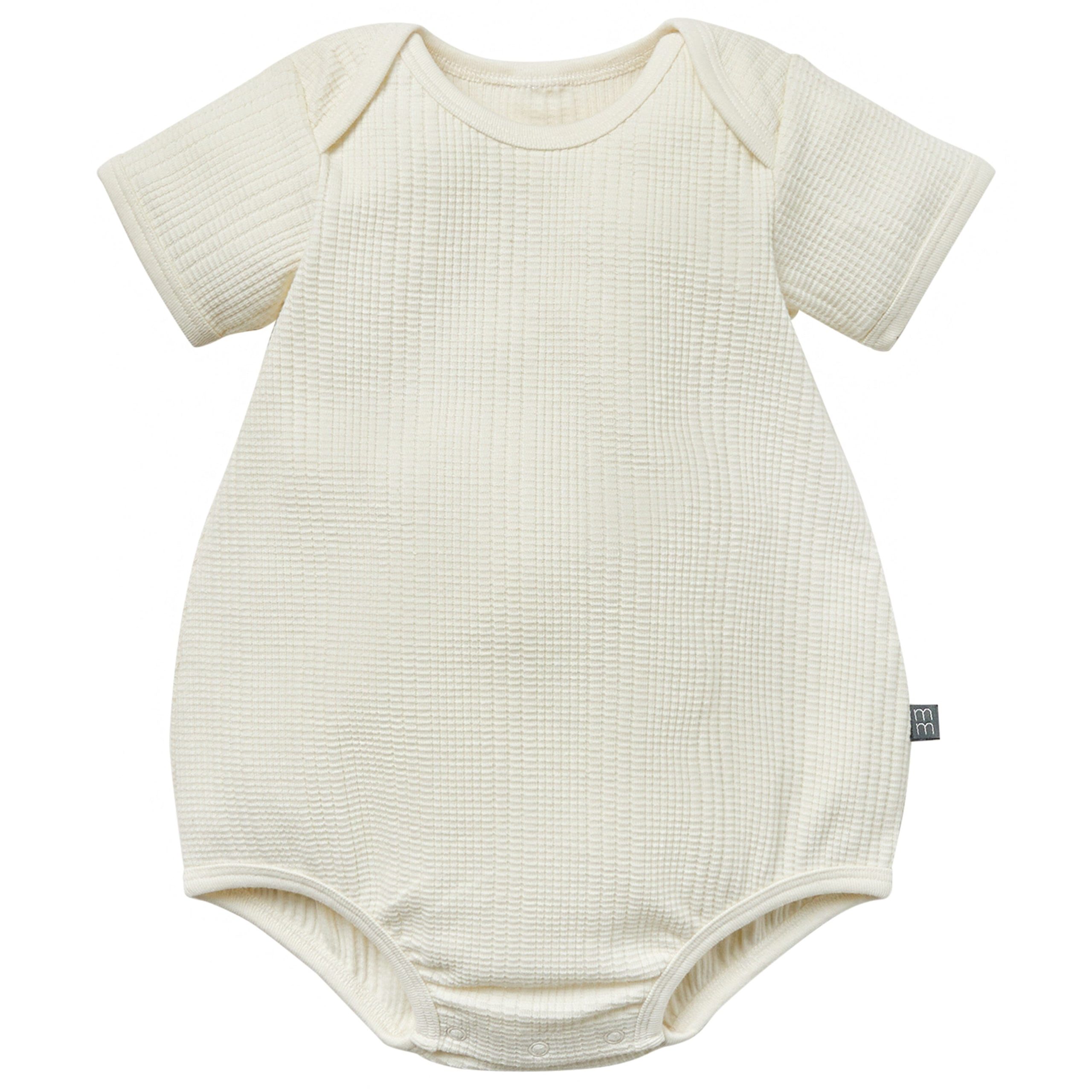 2-Piece Baby Neutral Dumpling Romper & Harem Shorts Set - Image 4