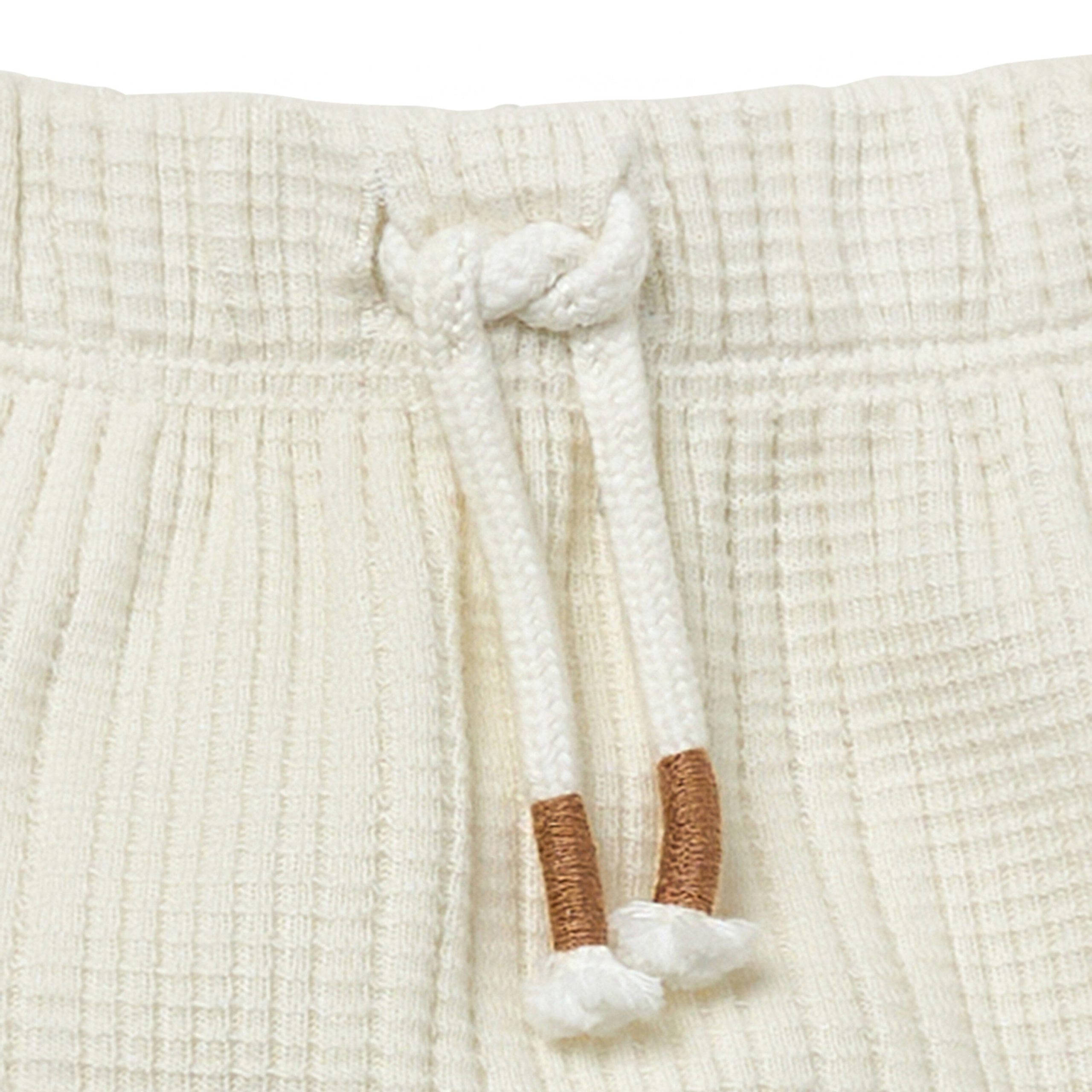 2-Piece Baby Neutral Dumpling Romper & Harem Shorts Set - Image 9