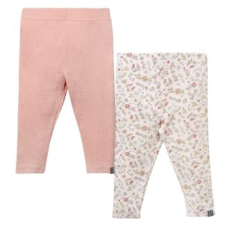 2-Pack Baby Girls Spring Rose Leggings
