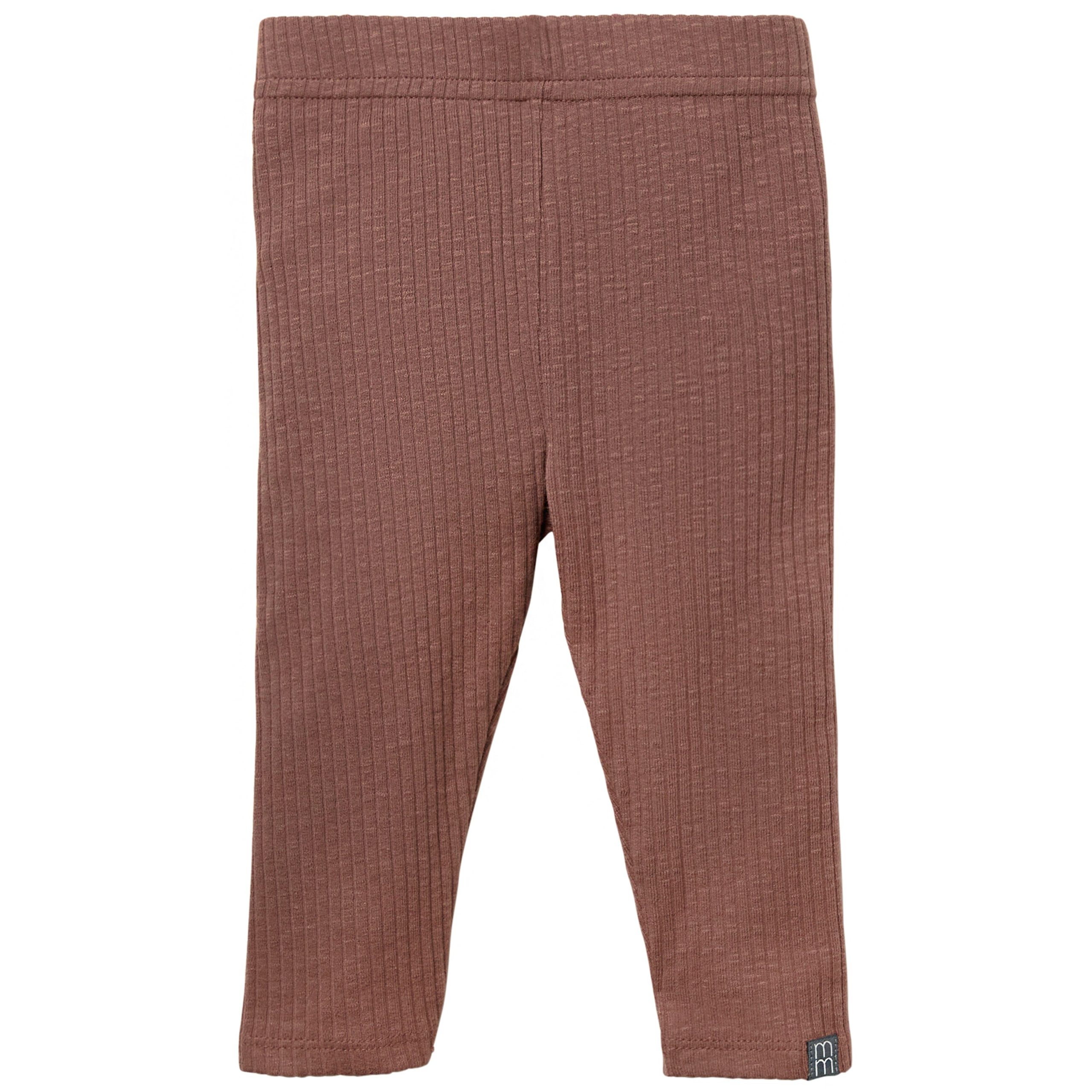 2-Pack Baby Neutral Brown & Ivory Striped Leggings - Image 6