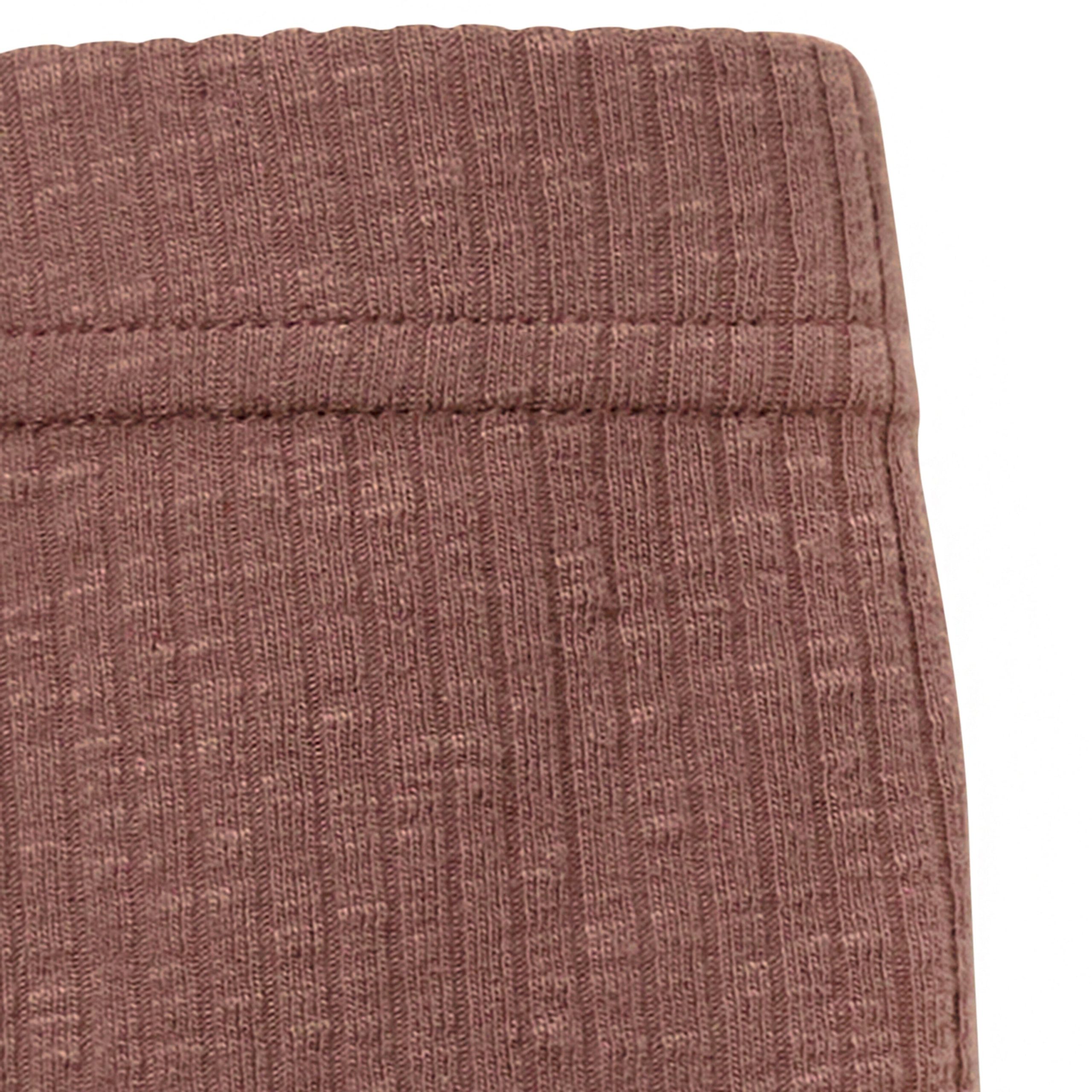 2-Pack Baby Neutral Brown & Ivory Striped Leggings - Image 7
