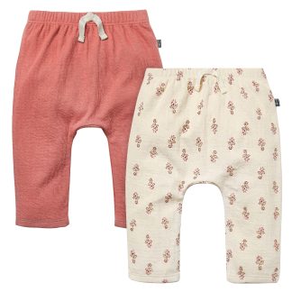 2-Pack Baby Girls Rose & Daisy Harem Pants