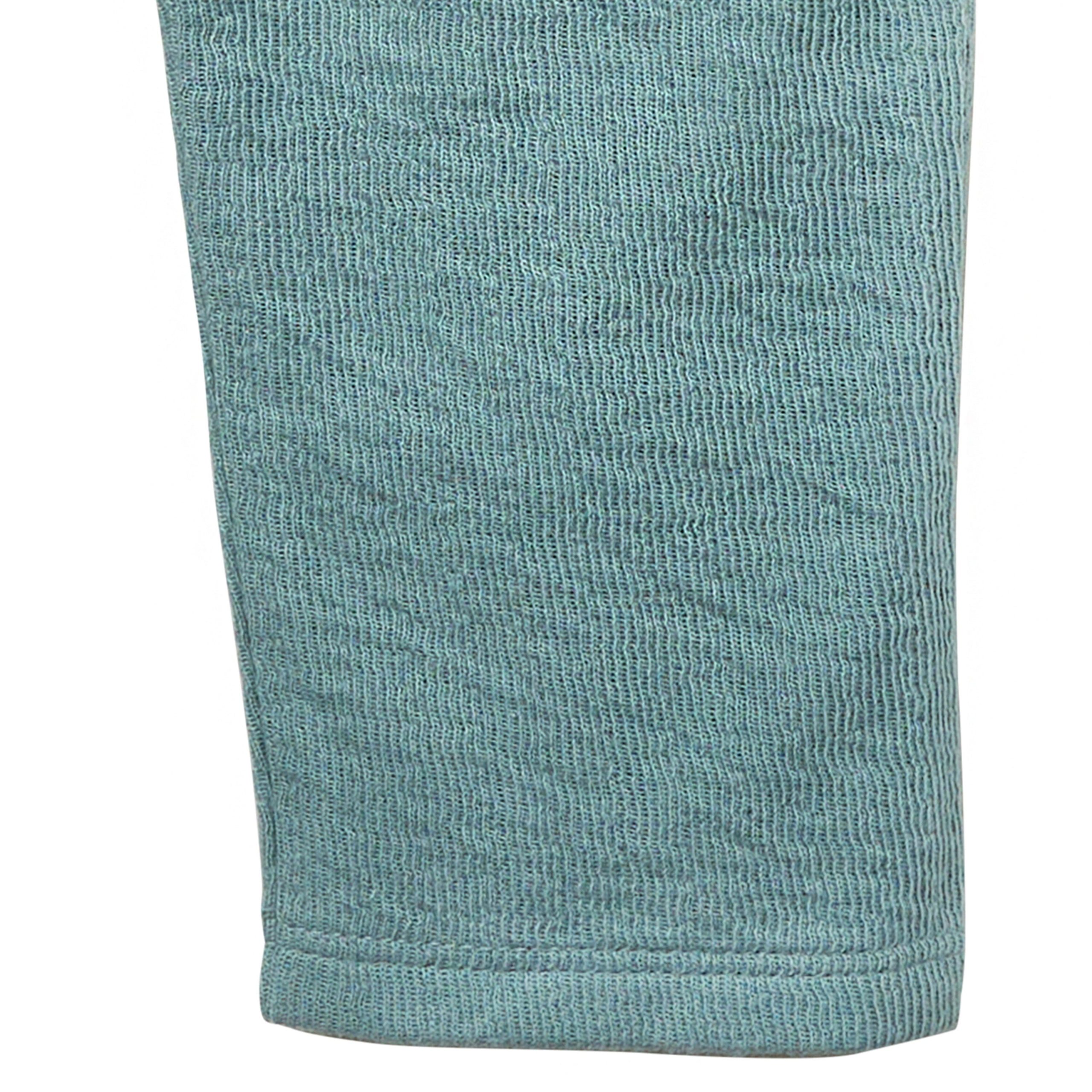 2-Pack Baby Boys Light Beige Stripe & Teal Harem Pants - Image 9