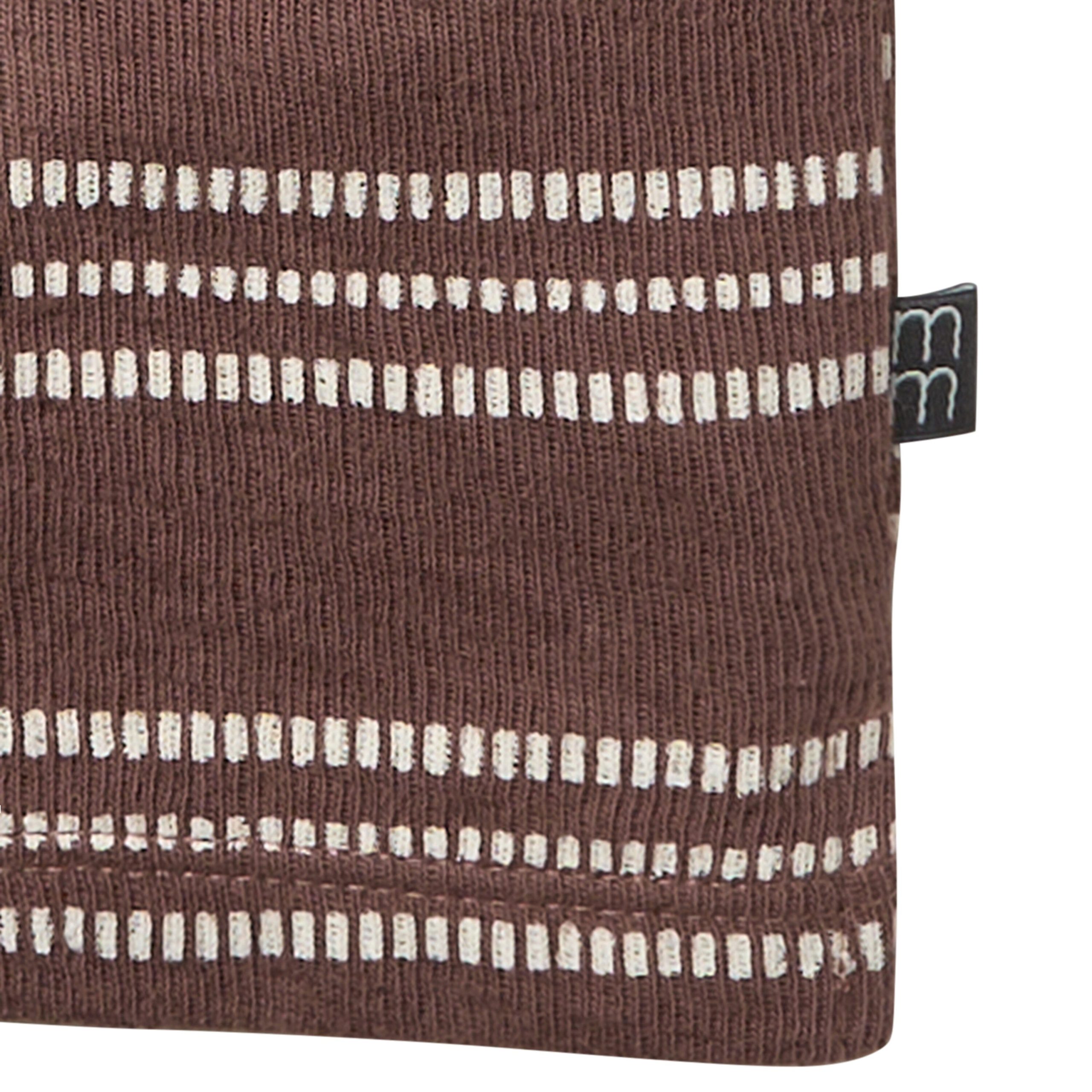 2-Piece Infant & Toddler Boys Brown Collar Top & Harem Shorts Set - Image 6