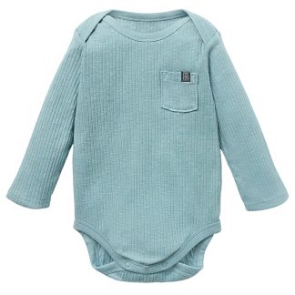 Baby Boys Teal Long Sleeve Bodysuit