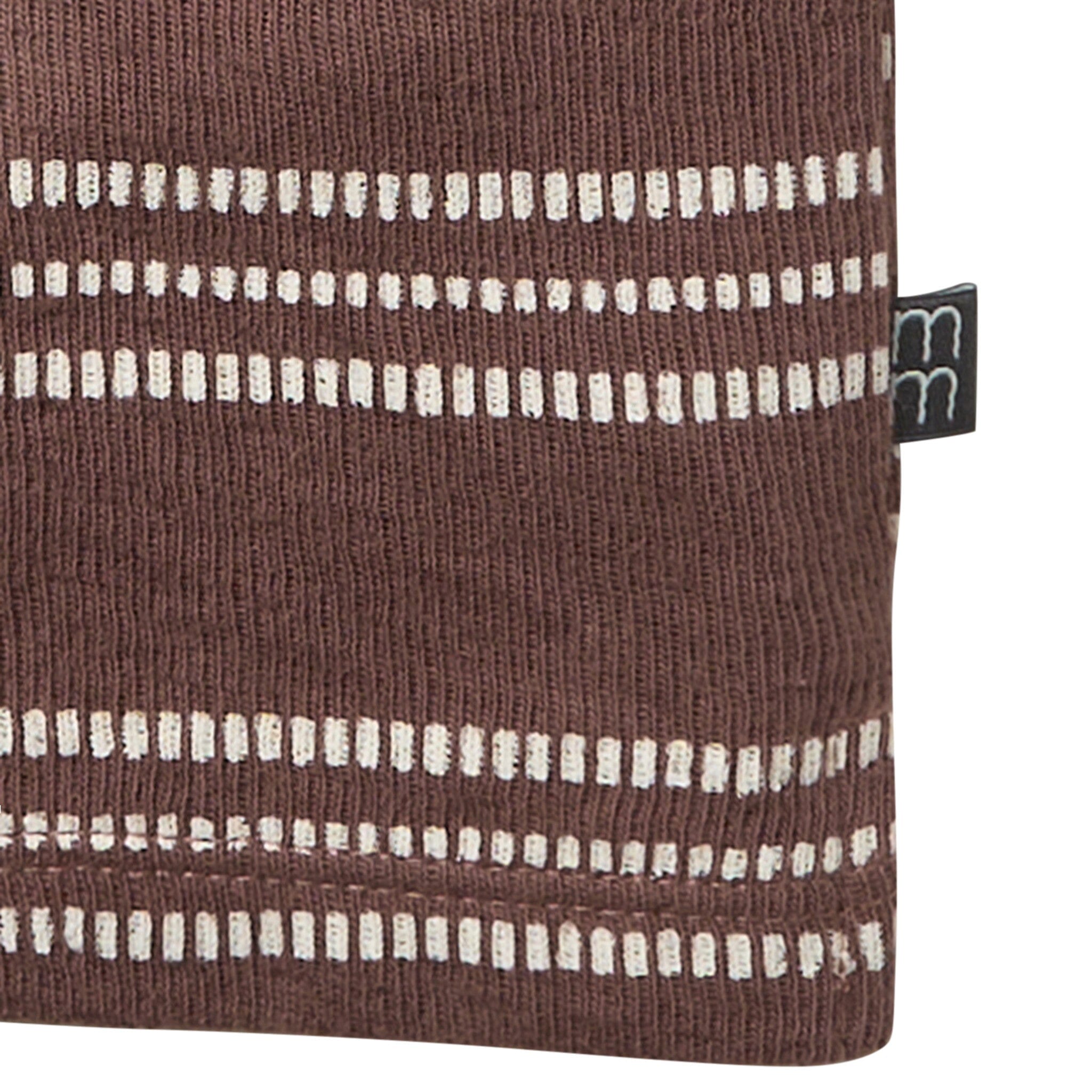 Infant & Toddler Boys Brown Stripe Collar Top - Image 5