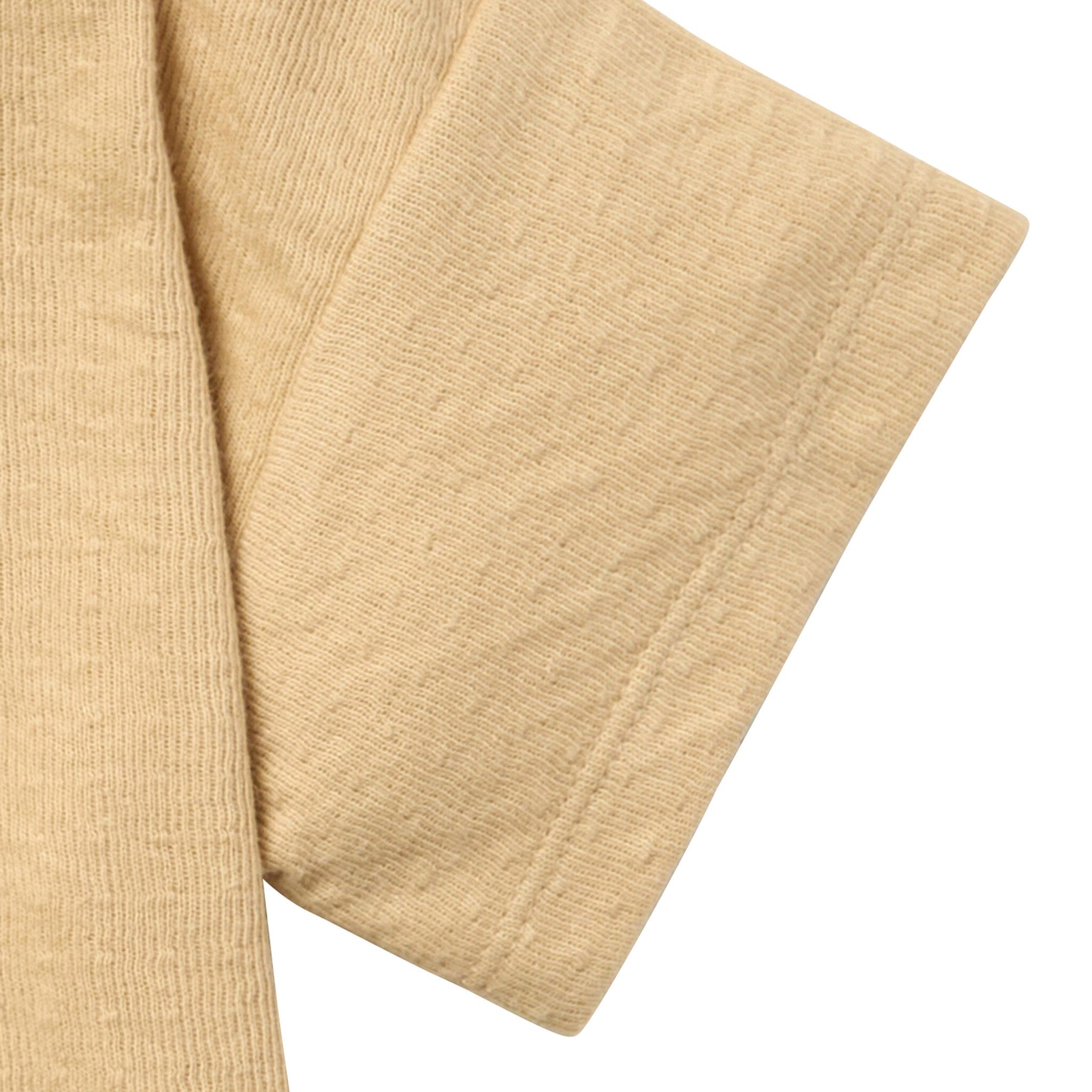 Infant & Toddler Boys Tan Henley Top - Image 6