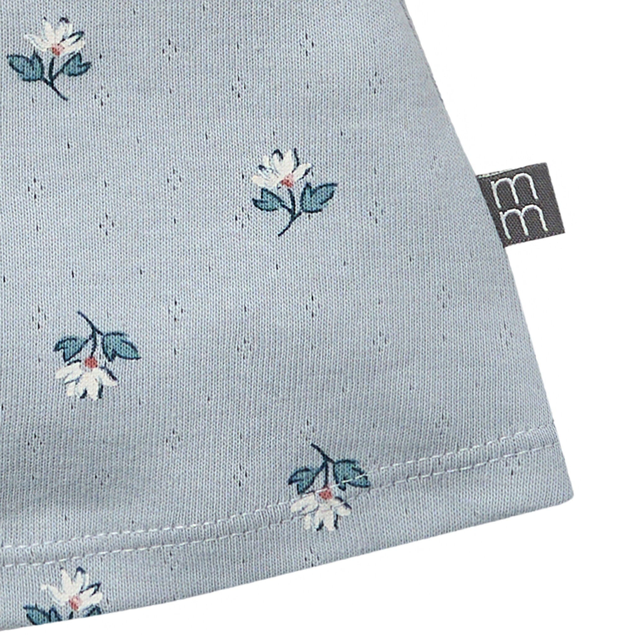 Infant & Toddler Girls Light Blue Daisy Ruffle Sleeve Top - Image 8