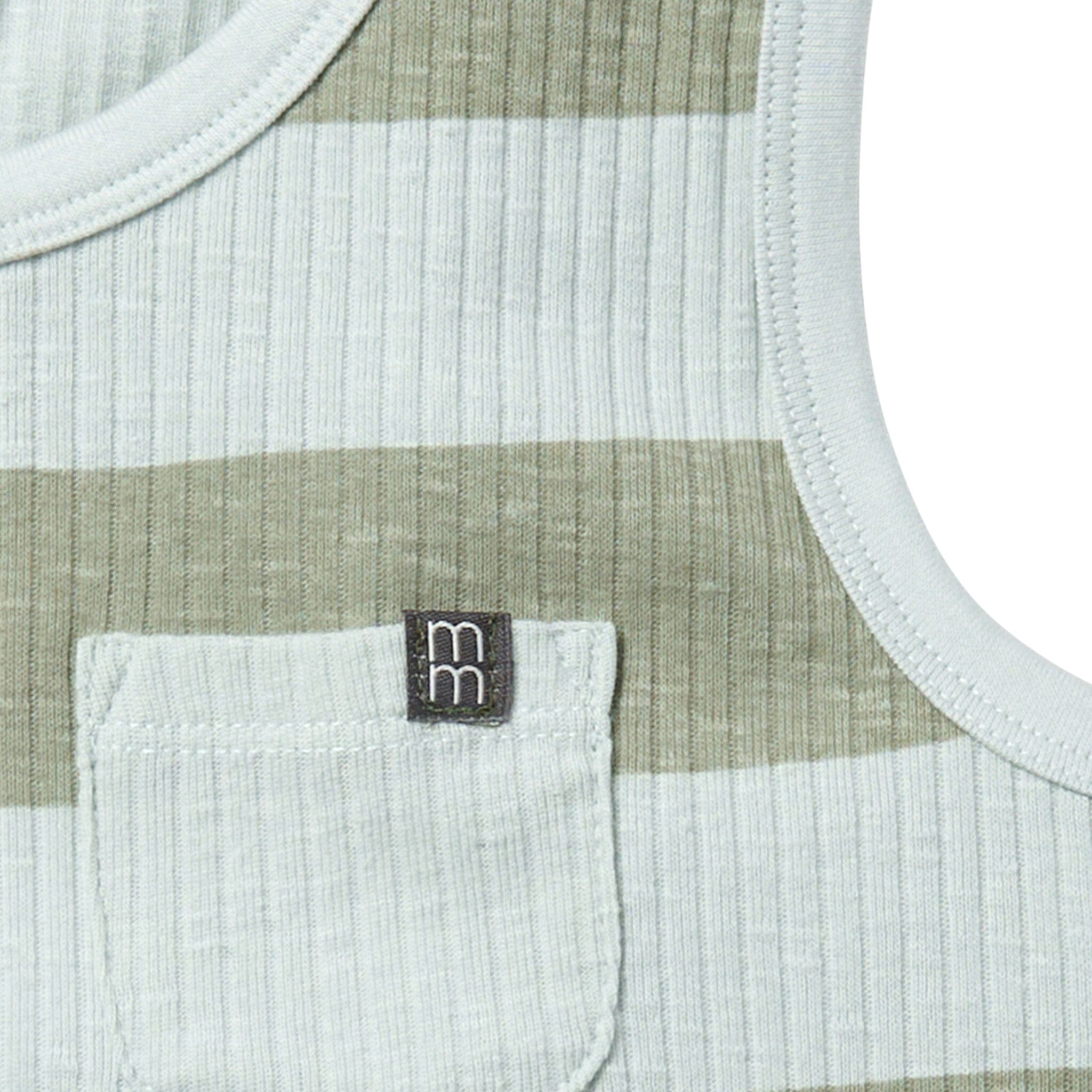 Infant & Toddler Boys Light Sky Stripe Tank Top - Image 6