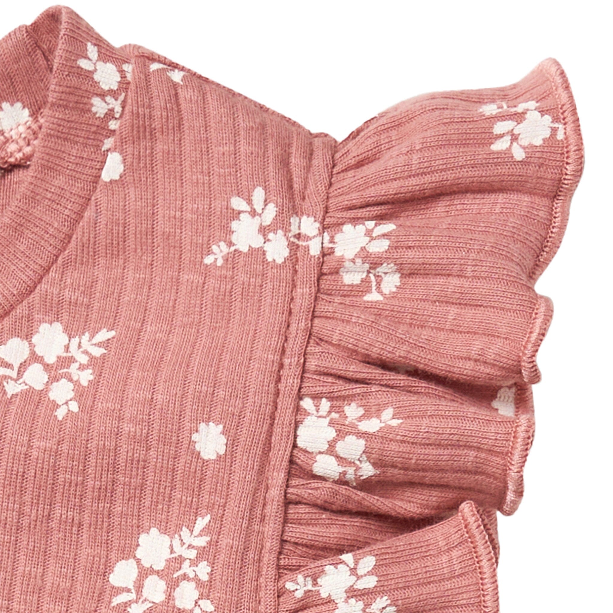 Infant & Toddler Girls Rose Floral Ruffle Sleeveless Top - Image 6