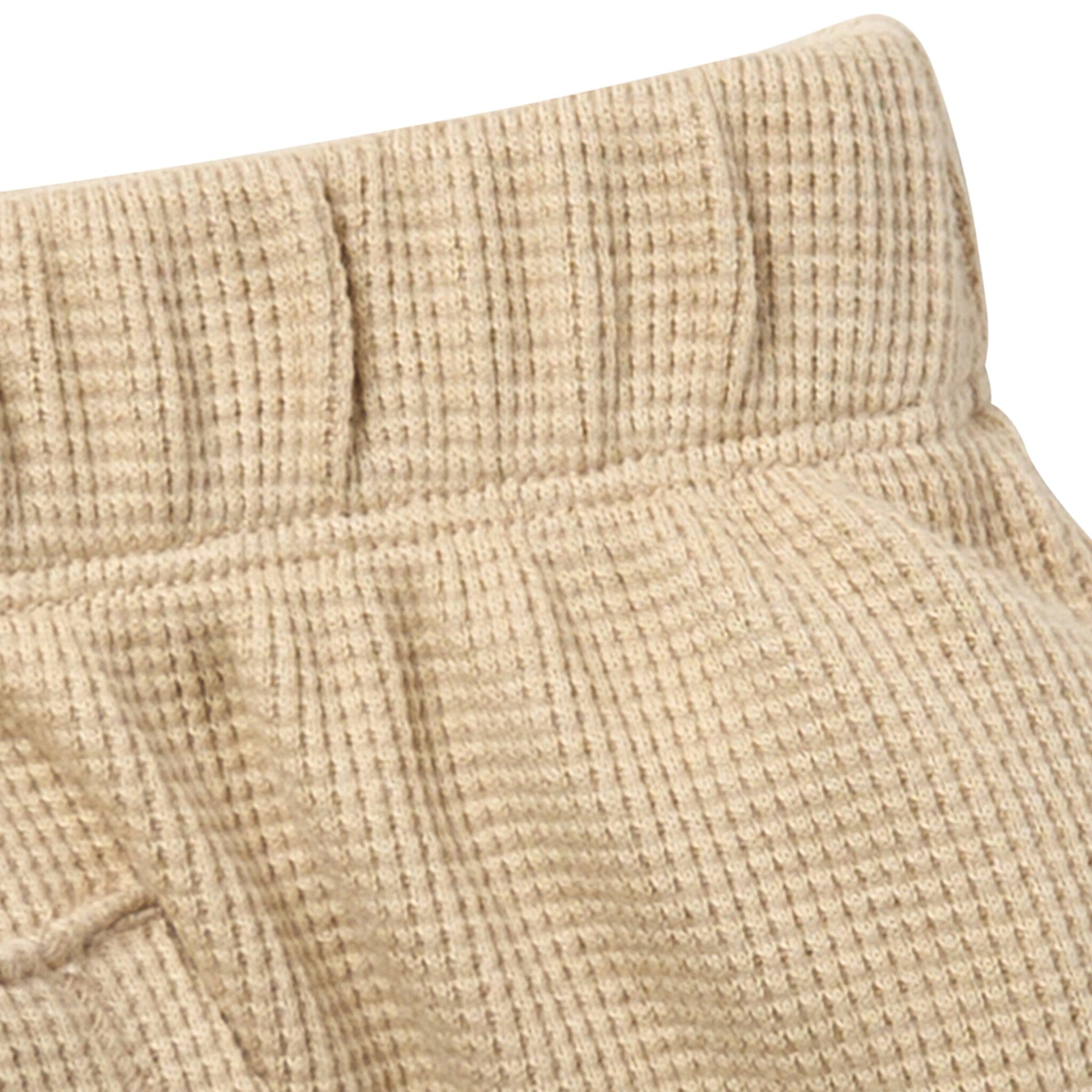 Infant & Toddler Boys Light Brown Harem Kangaroo Pocket Shorts - Image 3