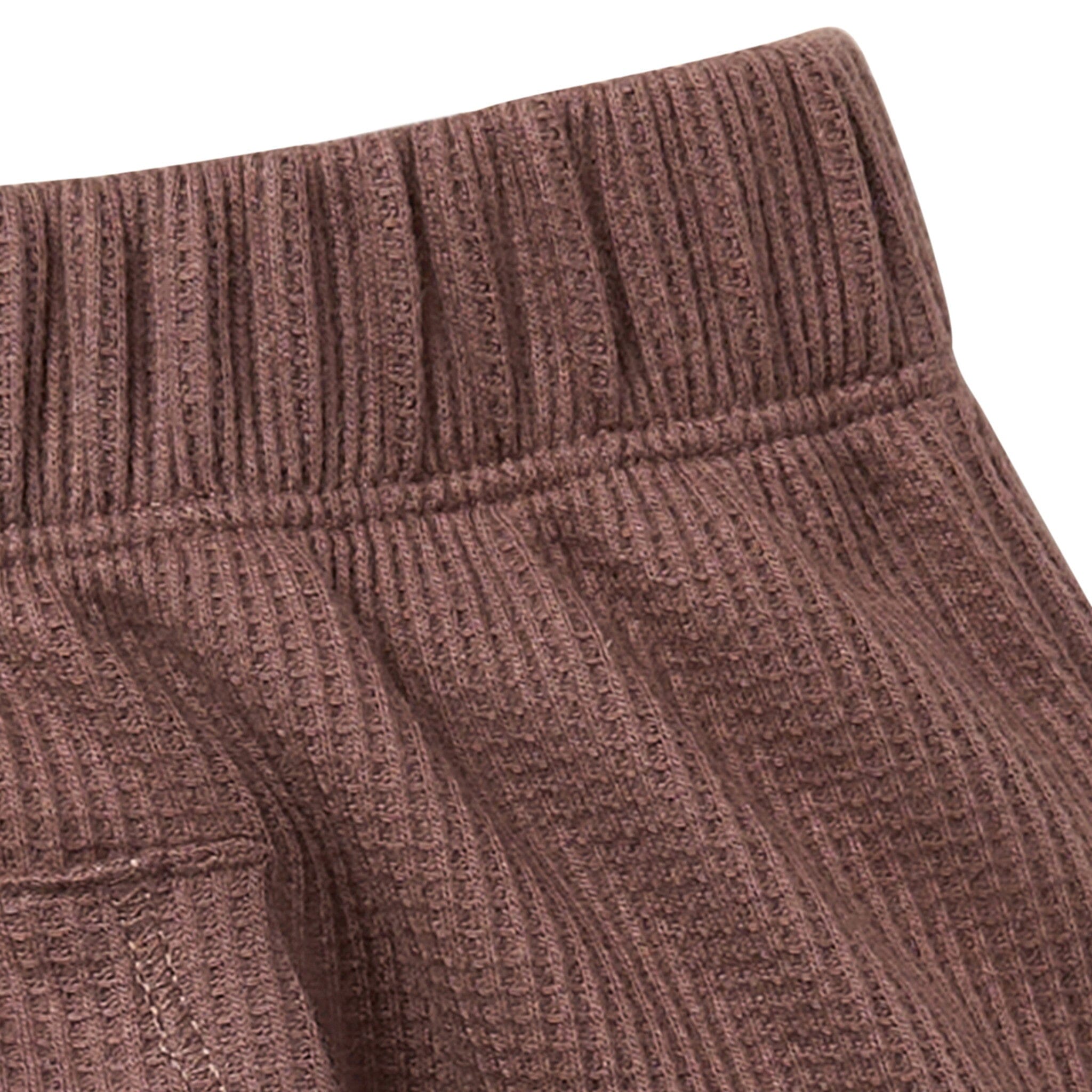 Infant & Toddler Boys Brown Harem Kangaroo Pocket Shorts - Image 3