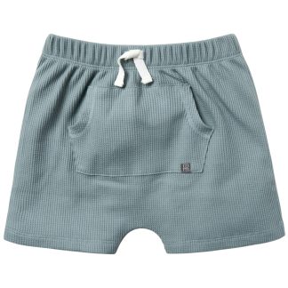 Infant & Toddler Boys Teal Harem Kangaroo Pocket Shorts