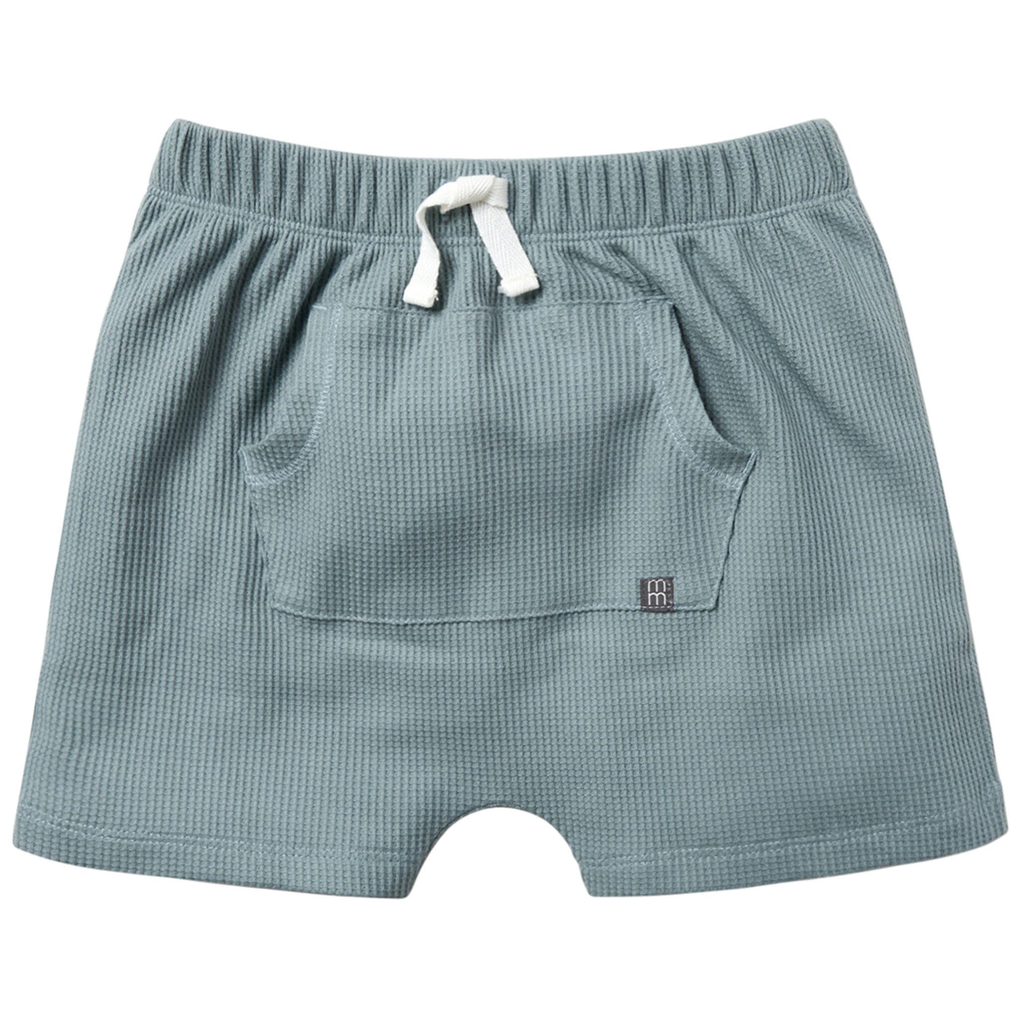 Infant & Toddler Boys Teal Harem Kangaroo Pocket Shorts