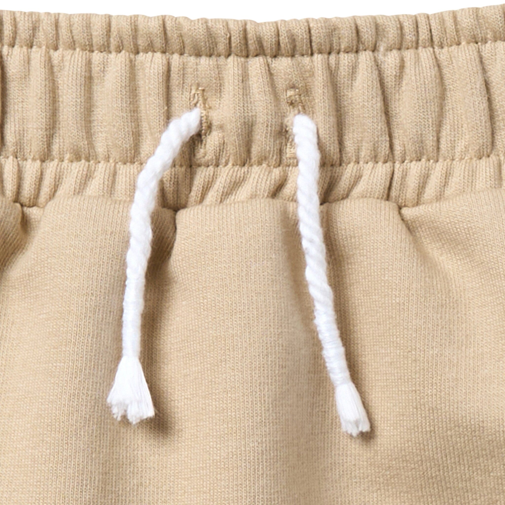 Infant & Toddler Boys Light Tan Harem Shorts - Image 3