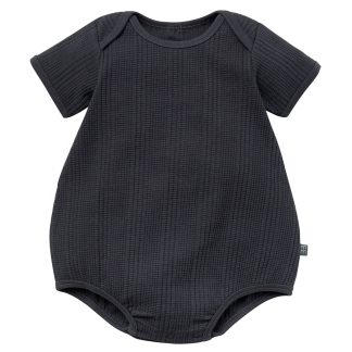 Baby Neutral Dark Grey Dumpling Romper