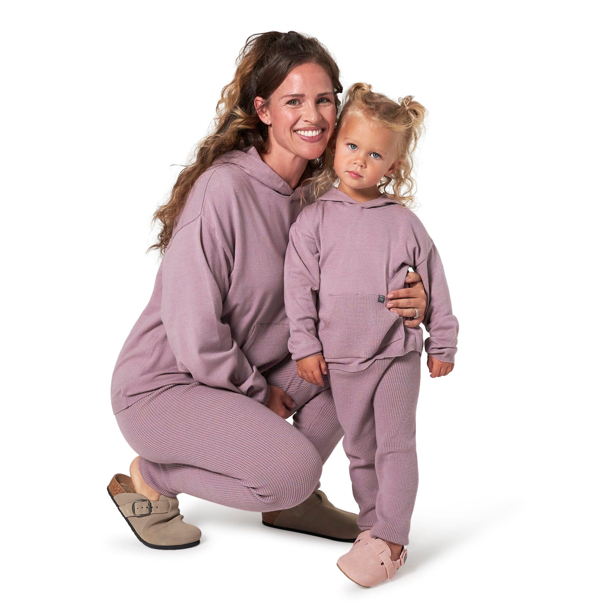 2-Piece Infant & Toddler Girls Med Lilac Top and Legging Set - Image 3