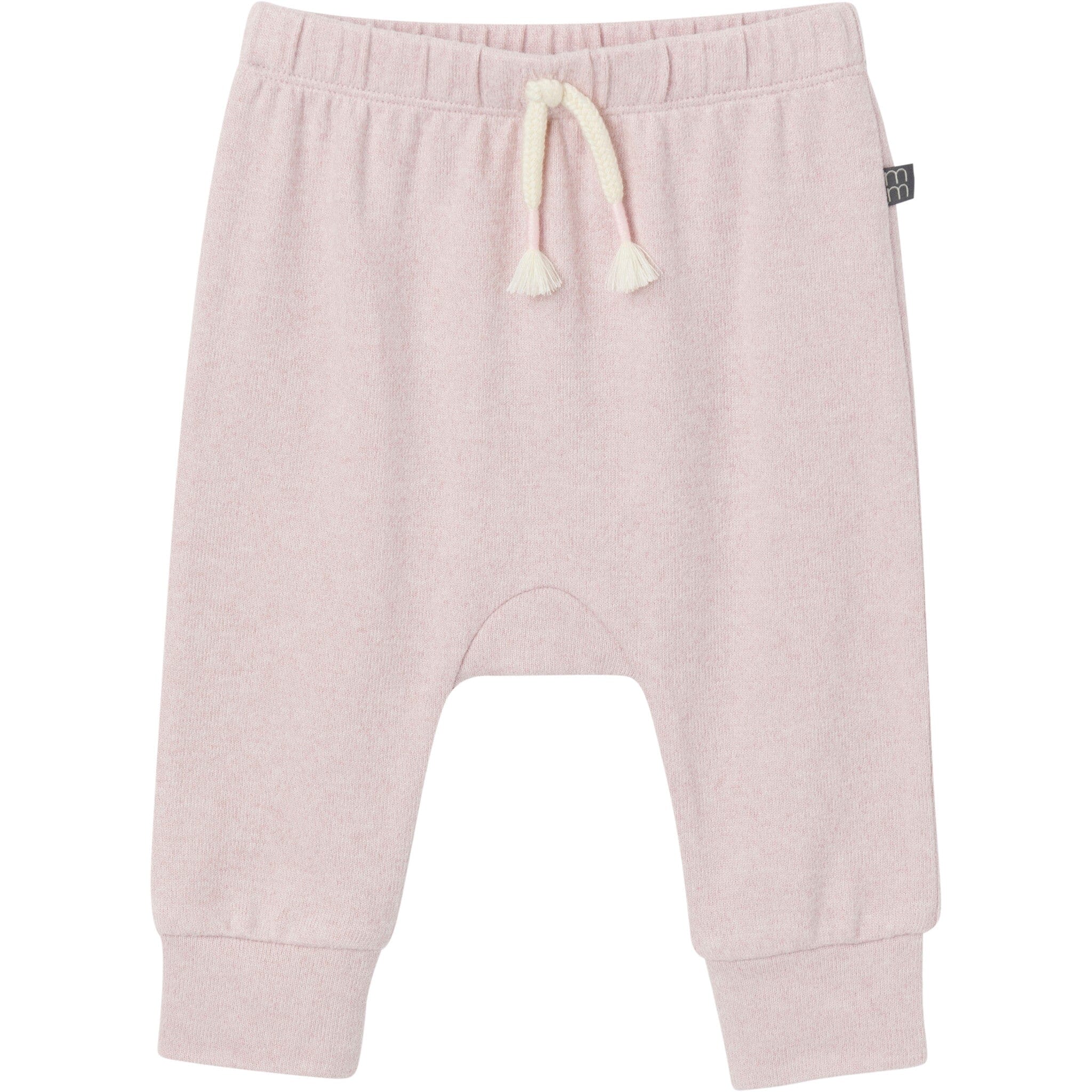 2-Piece Baby Girls Light Pink Hooded Brushed Hacci Set - Image 5