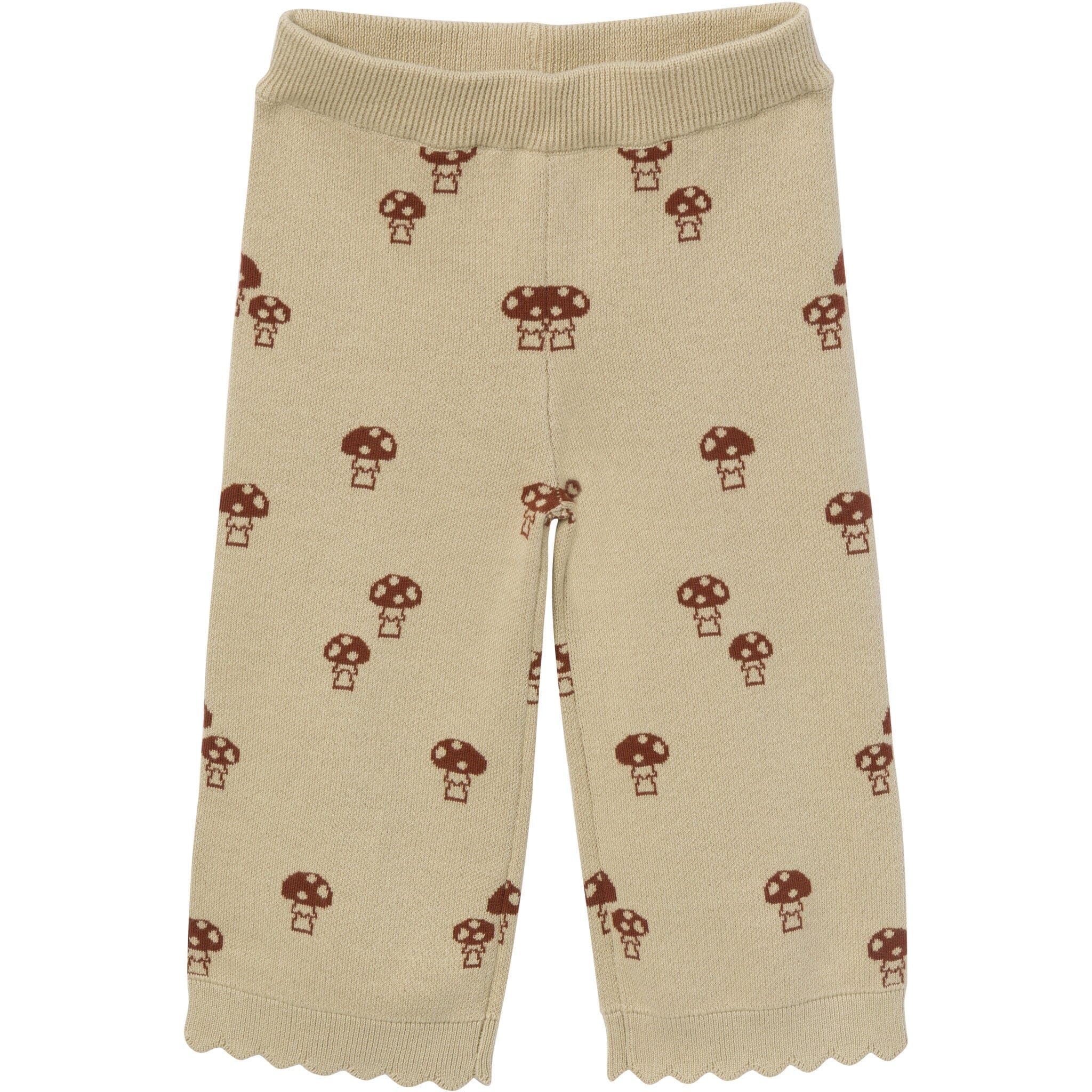 2-Pack Infant & Toddler Girls Lt Green Mushroom Field Sweater and Pant Set - Image 6