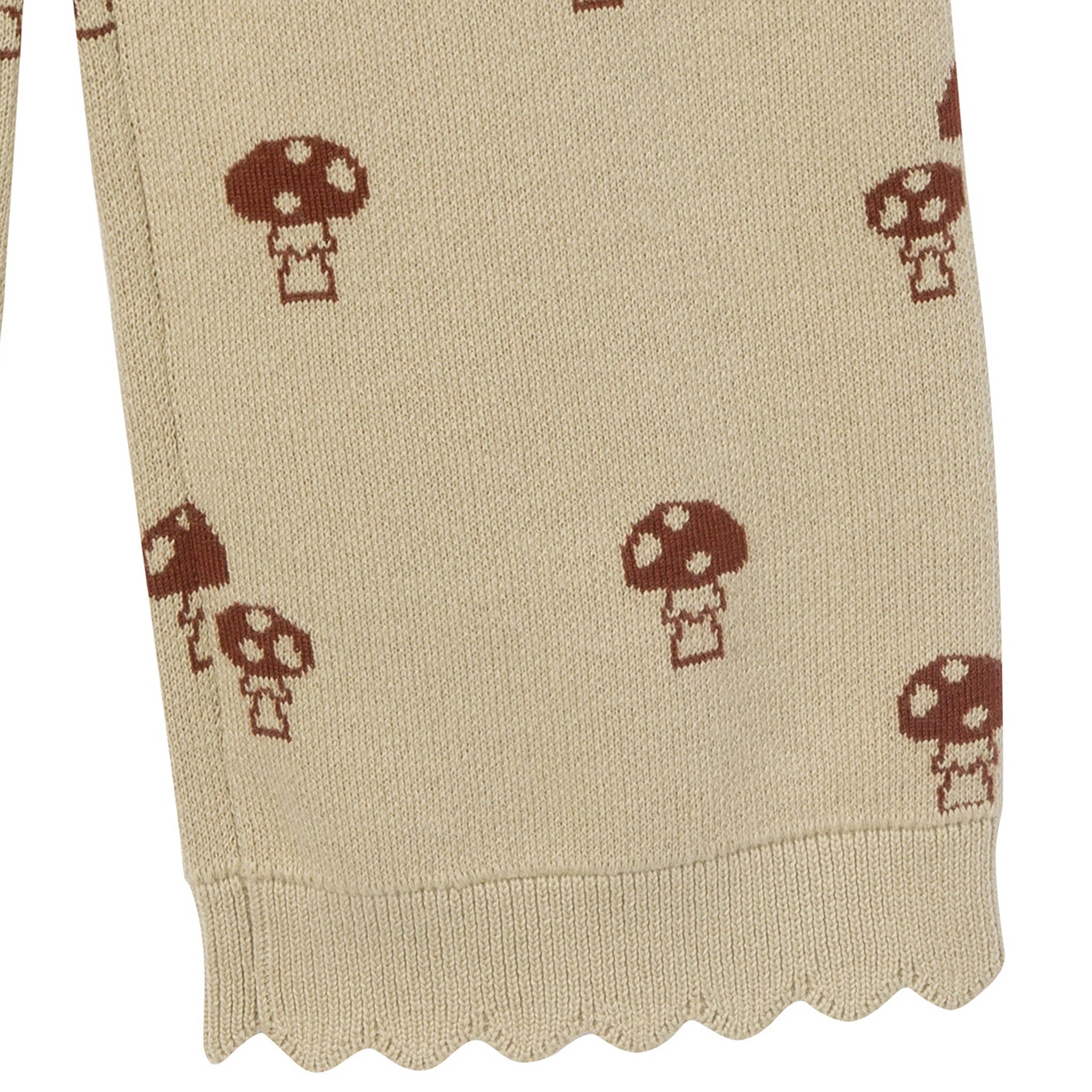 2-Pack Infant & Toddler Girls Lt Green Mushroom Field Sweater and Pant Set - Image 8