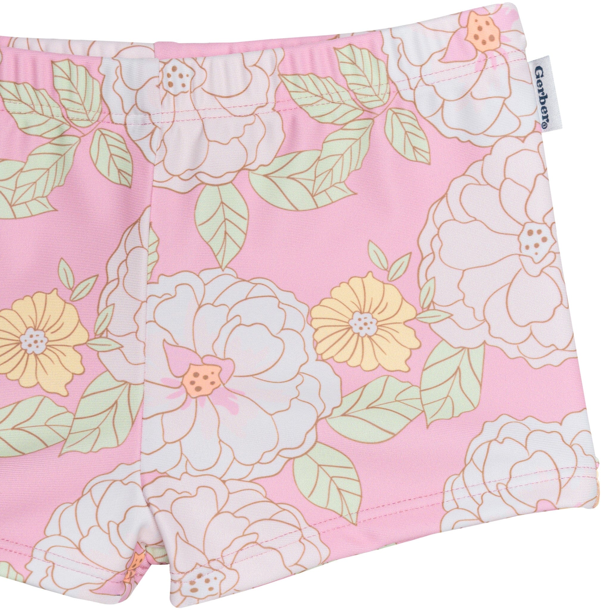 2-Piece Infant & Toddler Girls Peonies Rashguard Set - Image 7