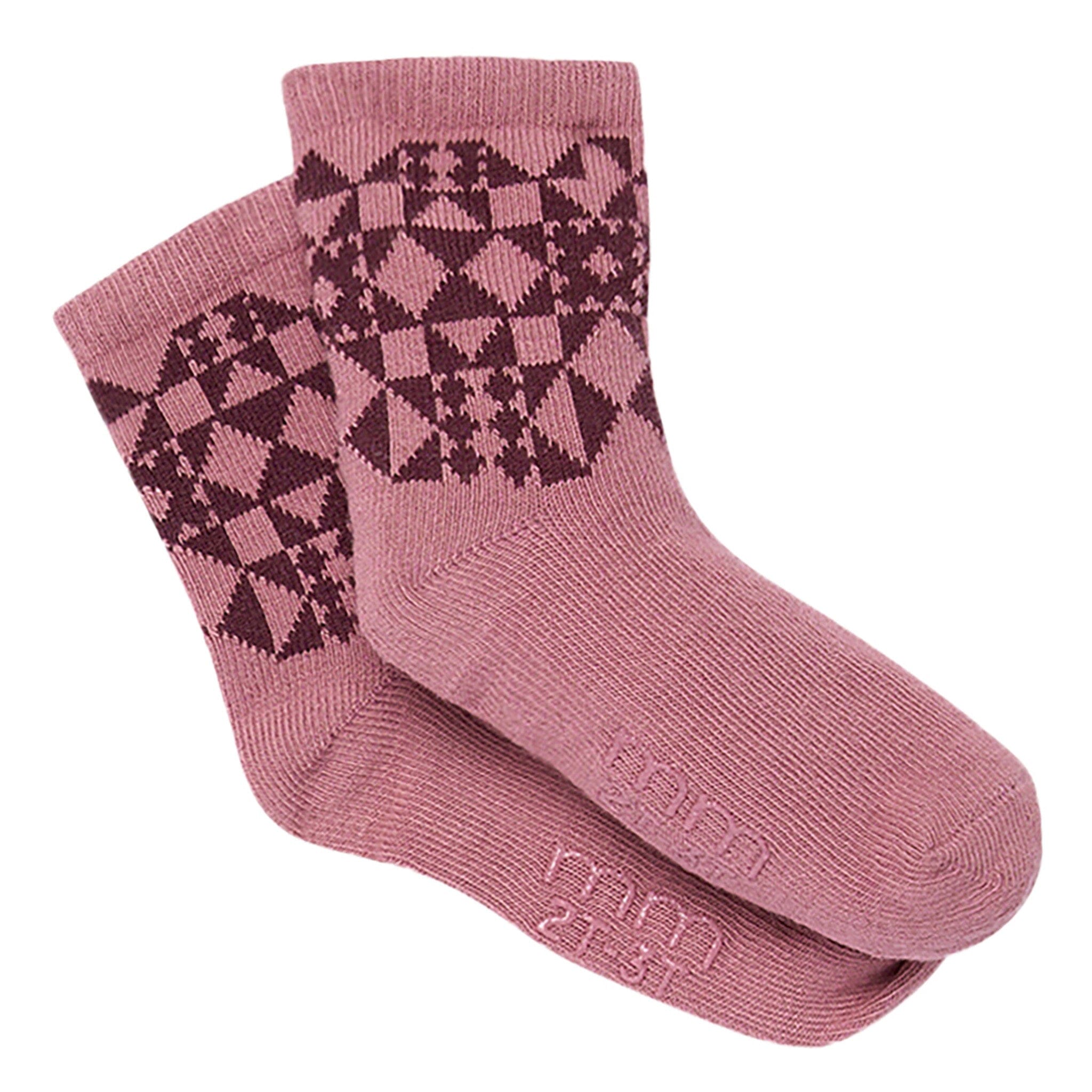 2-Pack Toddler Girls Rose Knit Socks - Image 2