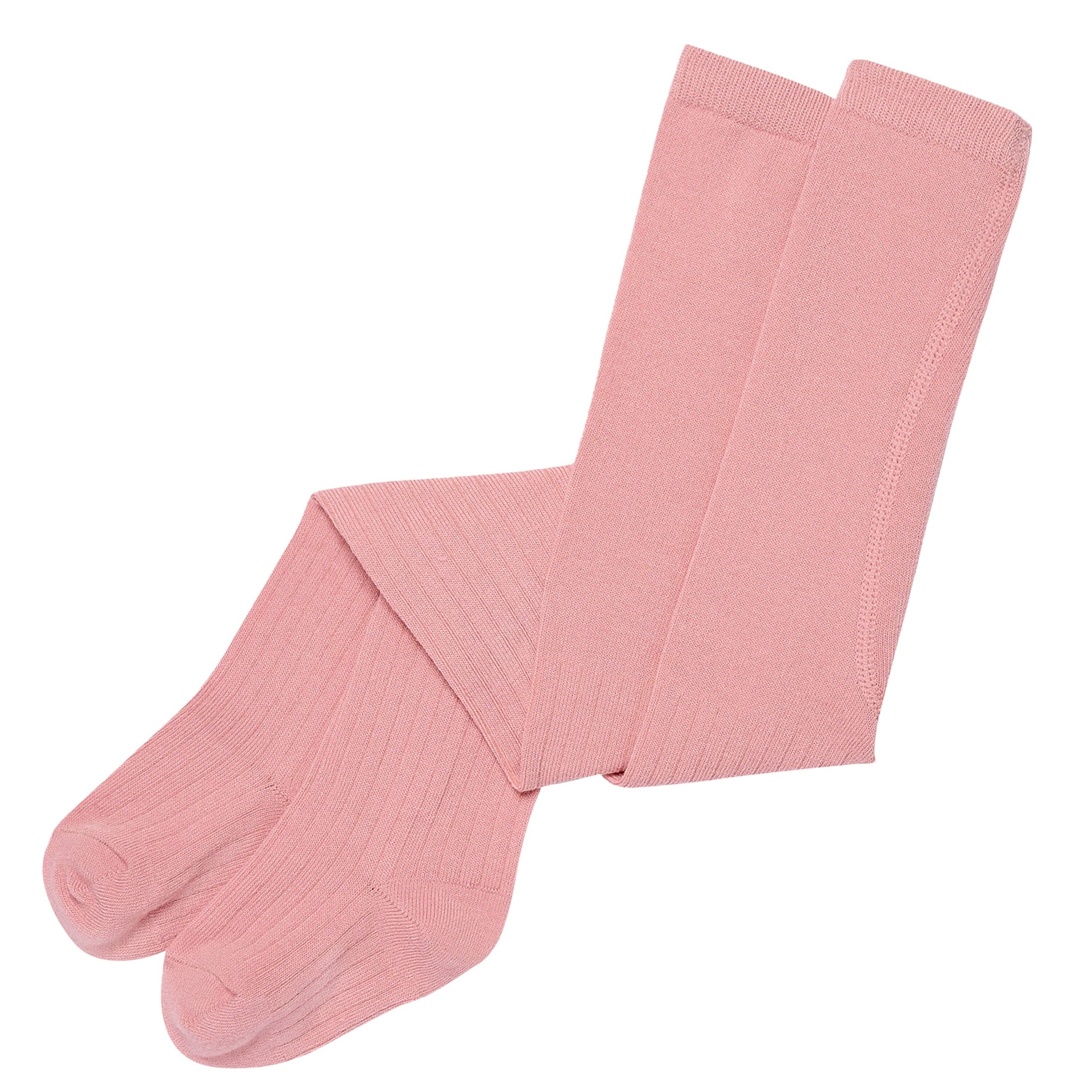 2-Pack Toddler Girls Pink Pointelle Ribbed Tights - Image 5