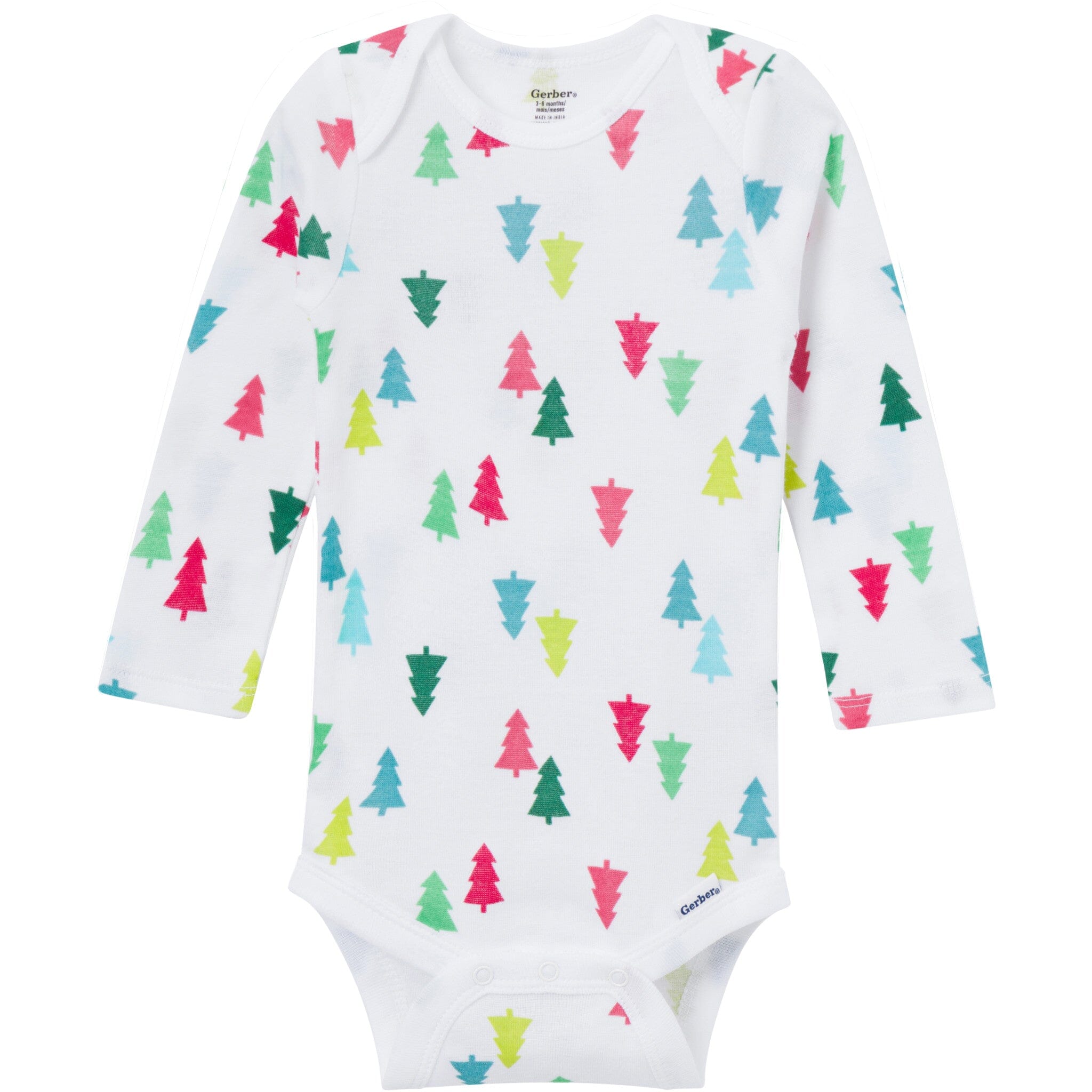 3-Pack Baby Neutral Joyful Stripe Long Sleeve Onesies® Bodysuits - Image 7