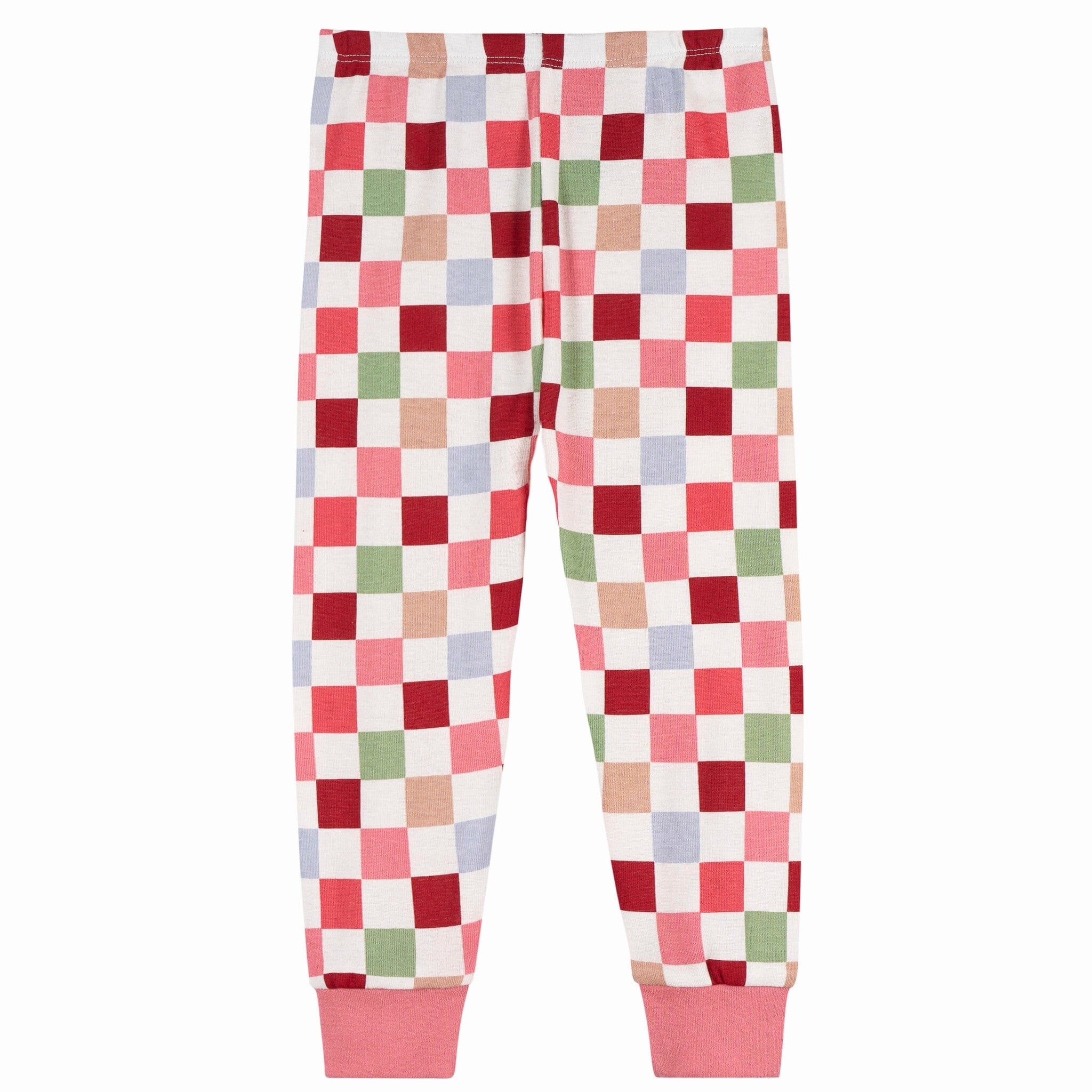 2-Piece Infant & Toddler Girls Holiday Check Snug Fit Pajama Set - Image 8